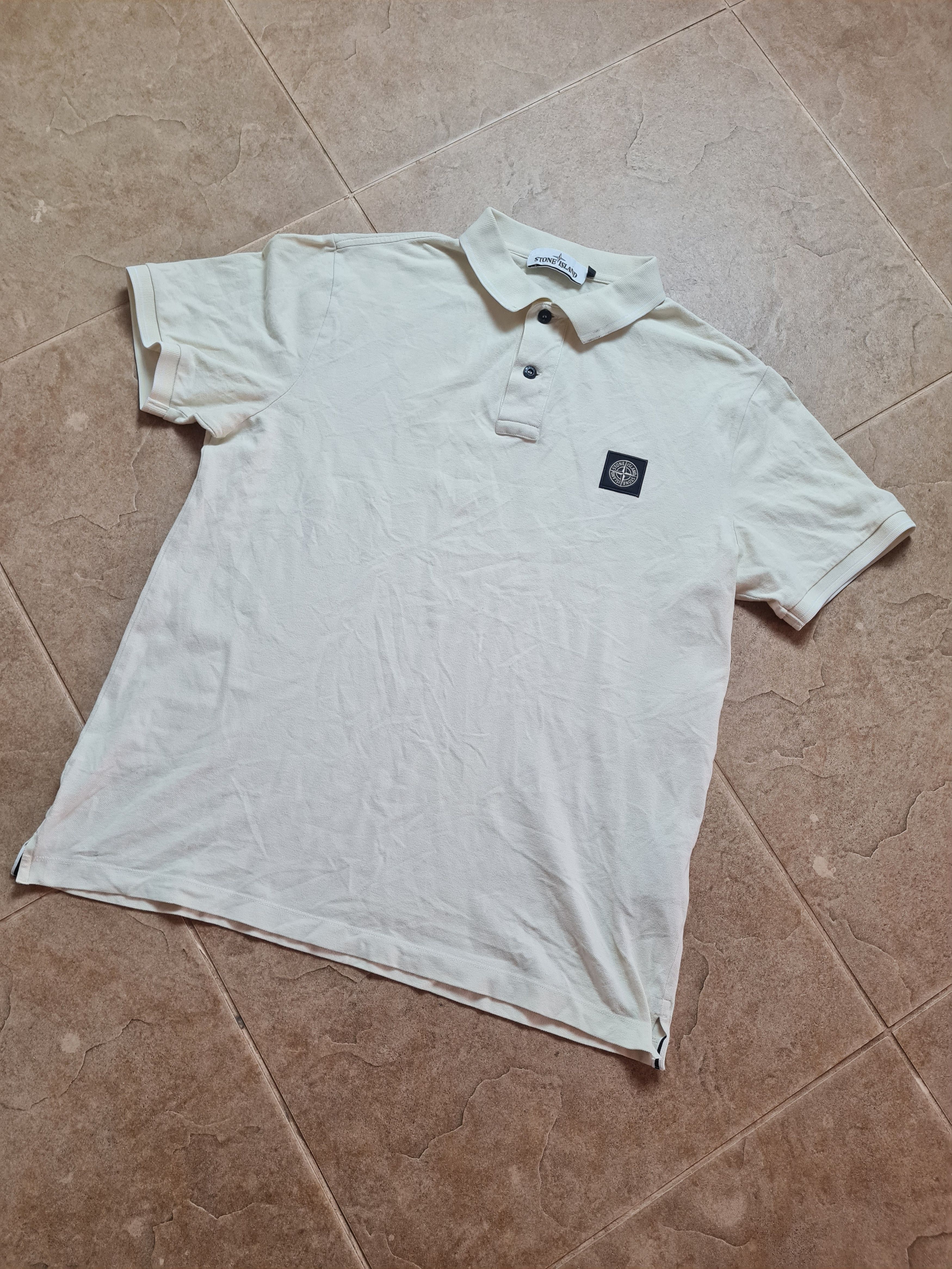 Stone Island Vintage tshirts Stone Island Logo Polo Shirt Size xl yellow Size US XL / EU 56 / 4 - 11 Thumbnail