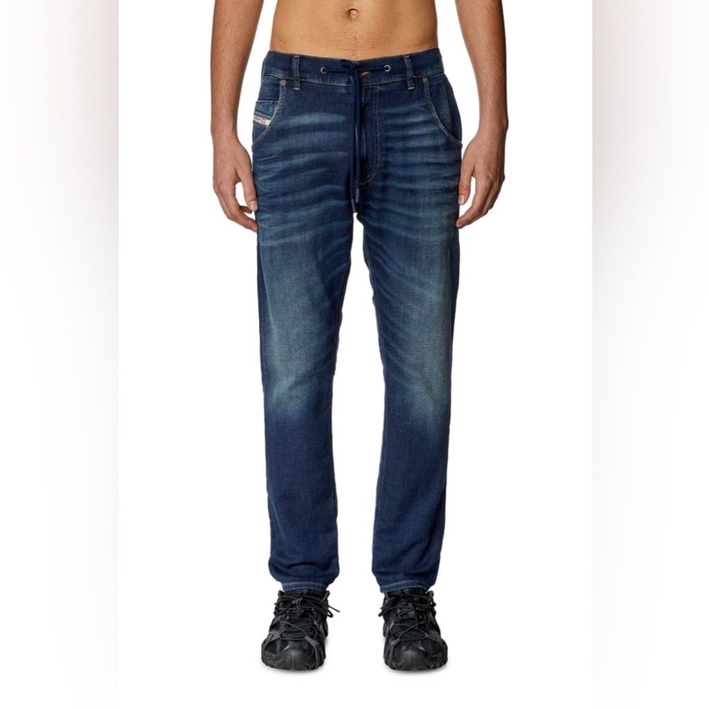 Diesel Diesel Krooley Jogger Jeans Dark Blue Size 32 (25" Inseam) Size US 32 / EU 48 - 2 Thumbnail