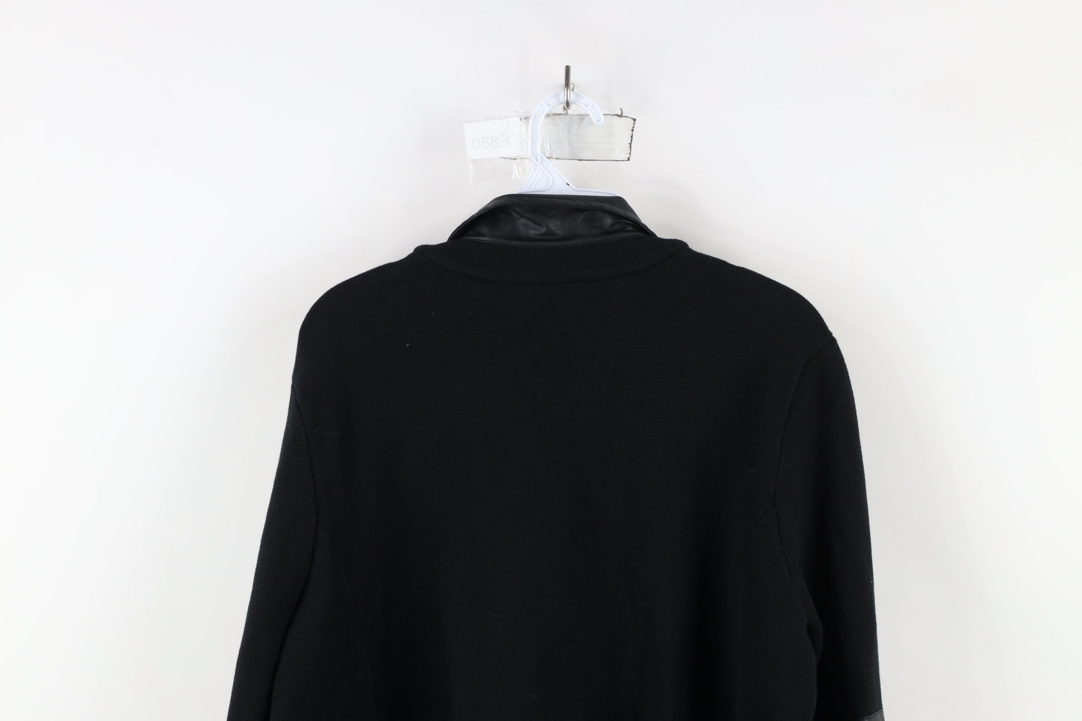 Ralph Lauren × Vintage Vintage 90s Ralph Lauren Patch Knit Sweater Blazer Jacket Size XL / US 12-14 / IT 48-50 - 15 Thumbnail