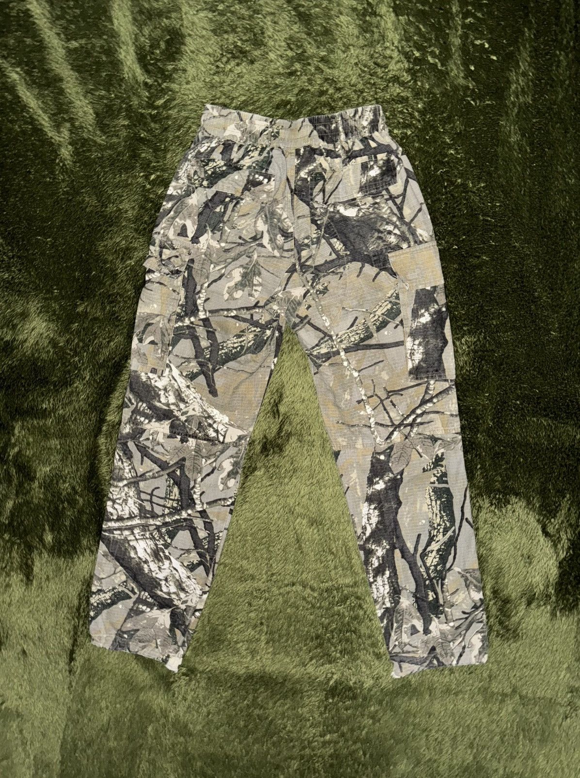 Japanese Brand [M] Extraordinary Realtree Camo Ripstop Cargo Pants Size US 32 / EU 48 - 10 Thumbnail