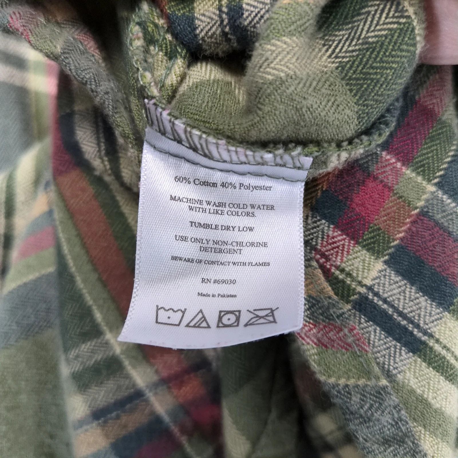 Vintage Northern Expedition Green Plaid Flannel Button Down Shirt Size US XXL / EU 58 / 5 - 4 Thumbnail