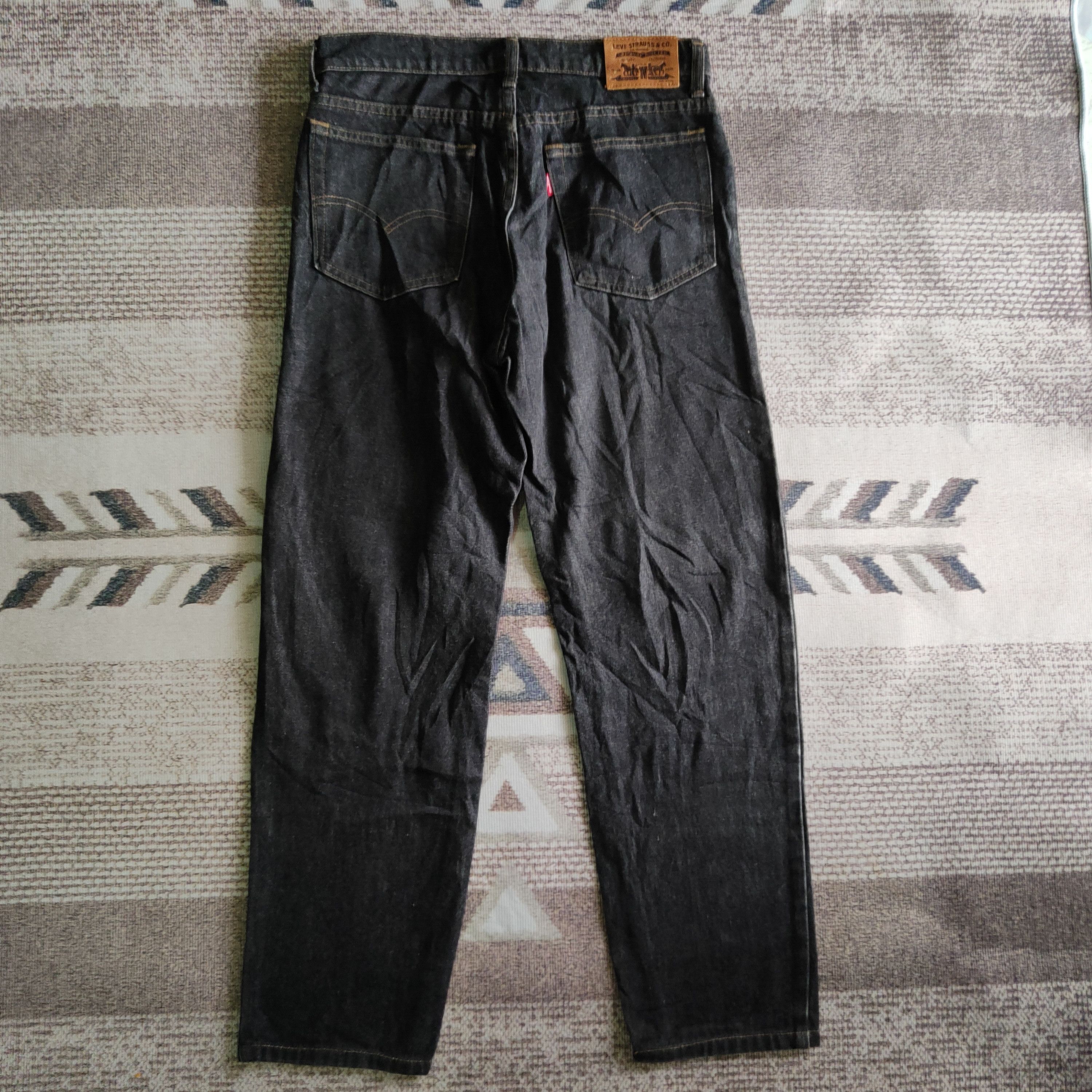 image of Levis x Levis Vintage Clothing Vintage 90's Levi's 626-53 Super Black Tapered Jeans in Wash Black D