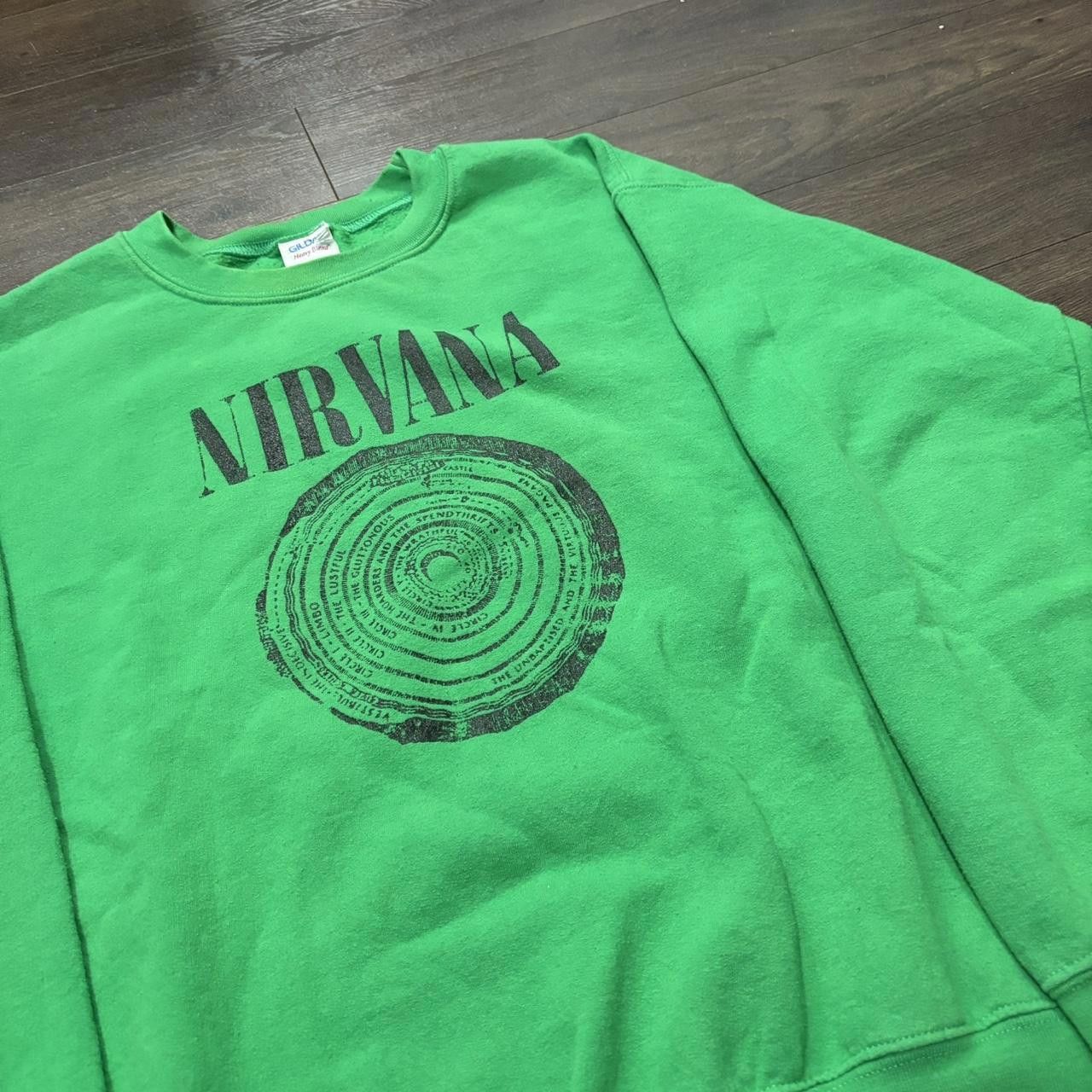 Gildan Vintage nirvana crewneck sweatshirt 00s M Size US M / EU 48-50 / 2 - 1 Thumbnail