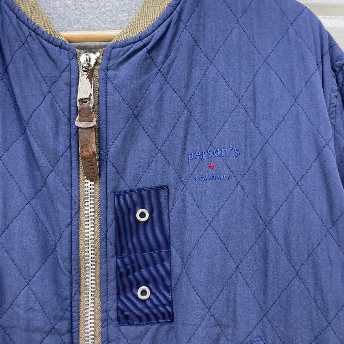 PERSON'S 🔥Vintage Person reversible BOmber Jacket Size US M / EU 48-50 / 2 - 8 Thumbnail