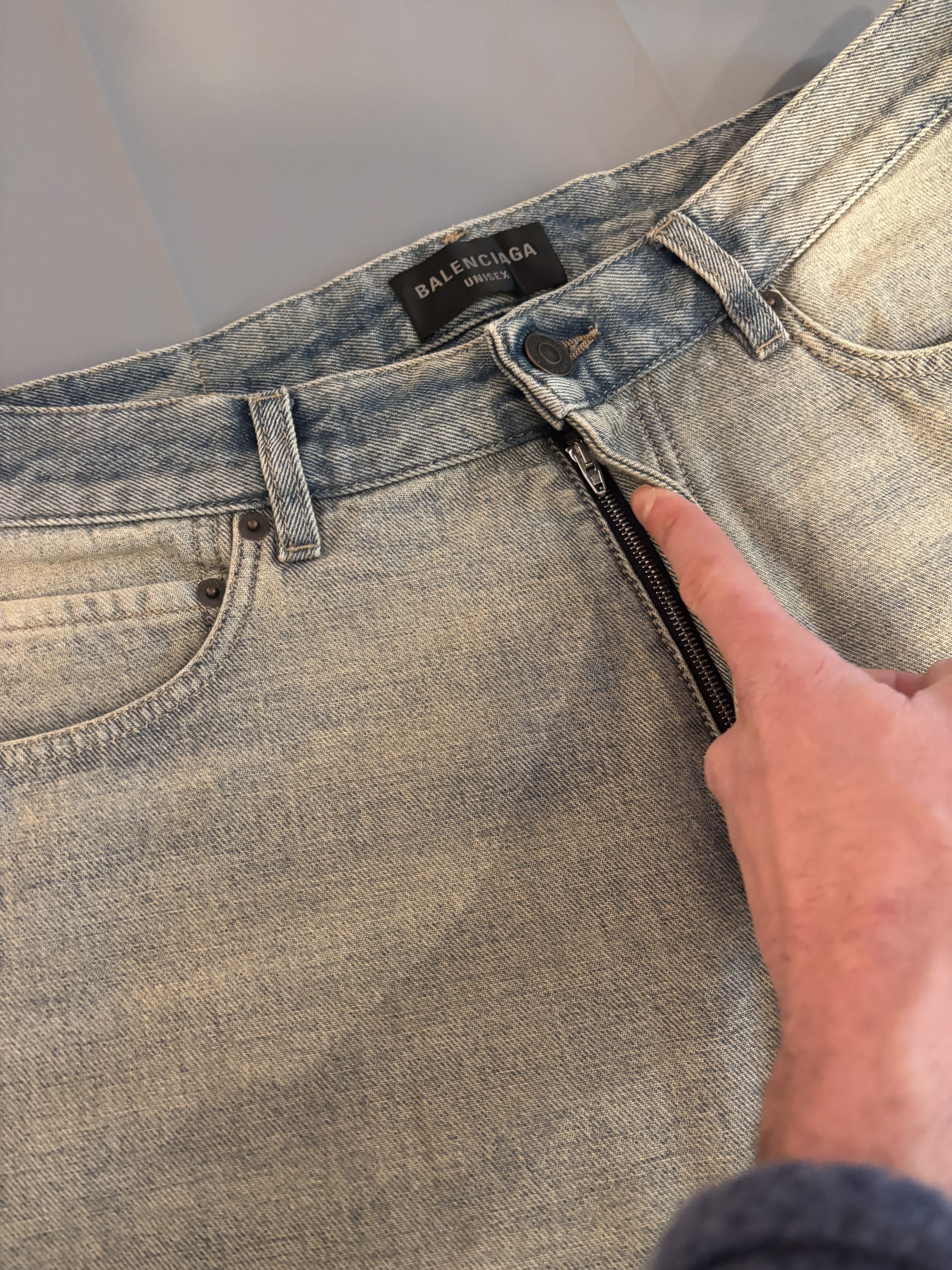 Balenciaga Jean’s large baggie Balenciaga bleu délavé en tbe Size US 30 / EU 46 - 7 Thumbnail
