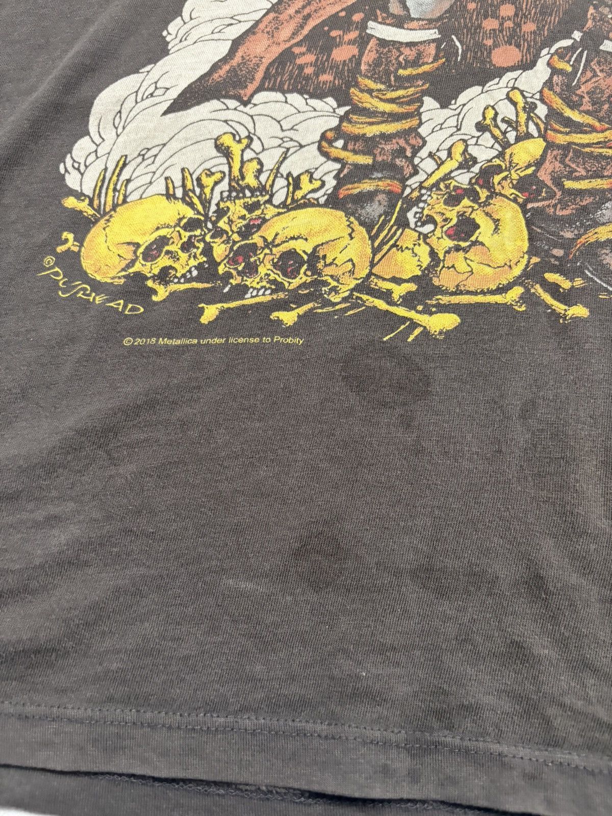 Band Tees Metallica Push Head Unforgiven Graphic Tee 2018 Distressed Size US XL / EU 56 / 4 - 15 Thumbnail