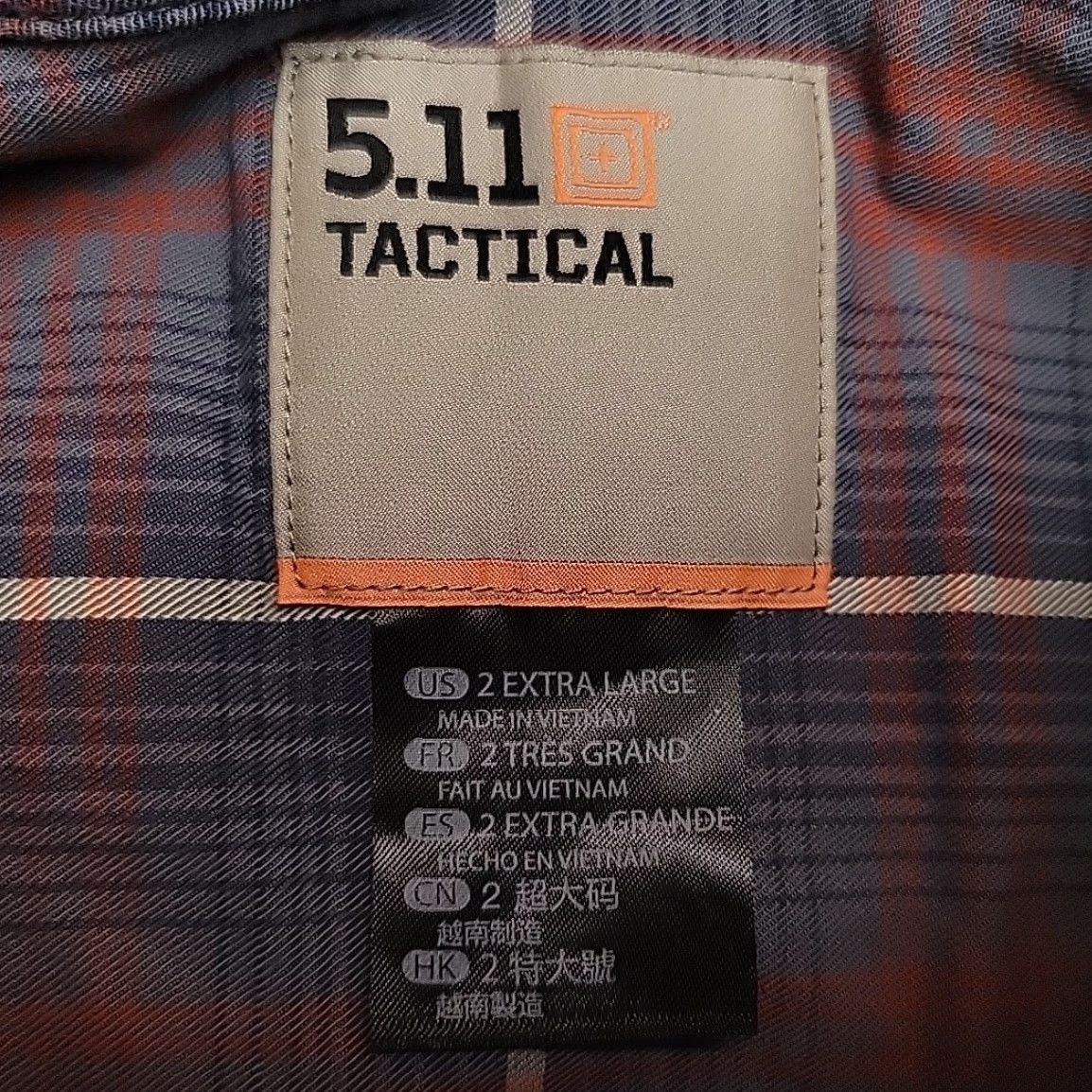 Vintage VINTAGE? (No) 5.11 Tactical Shirt Mens 2XL Red Gunner Rapid Draw Snap Long Sleeve Flap Pocket Button-Up Plaid Casual Outdoor Mens Size US XXL / EU 58 / 5 - 6 Thumbnail