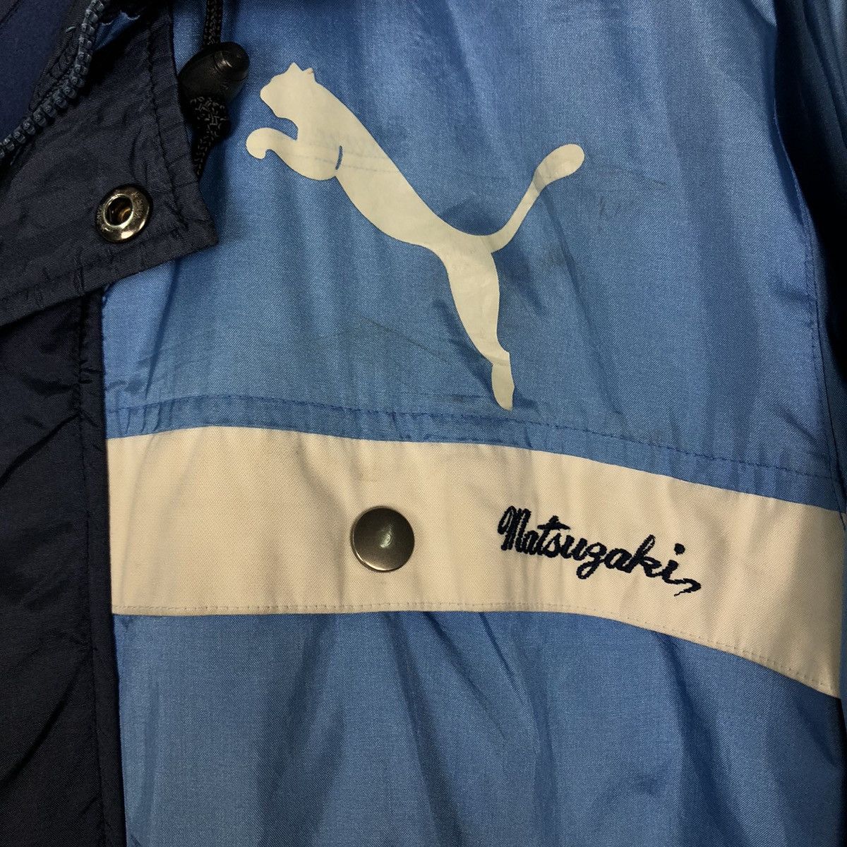 Japanese Brand 🔥90’s Vintage Bomber Jacket Puma Yamaha Racing Big Logo Size US M / EU 48-50 / 2 - 17 Thumbnail