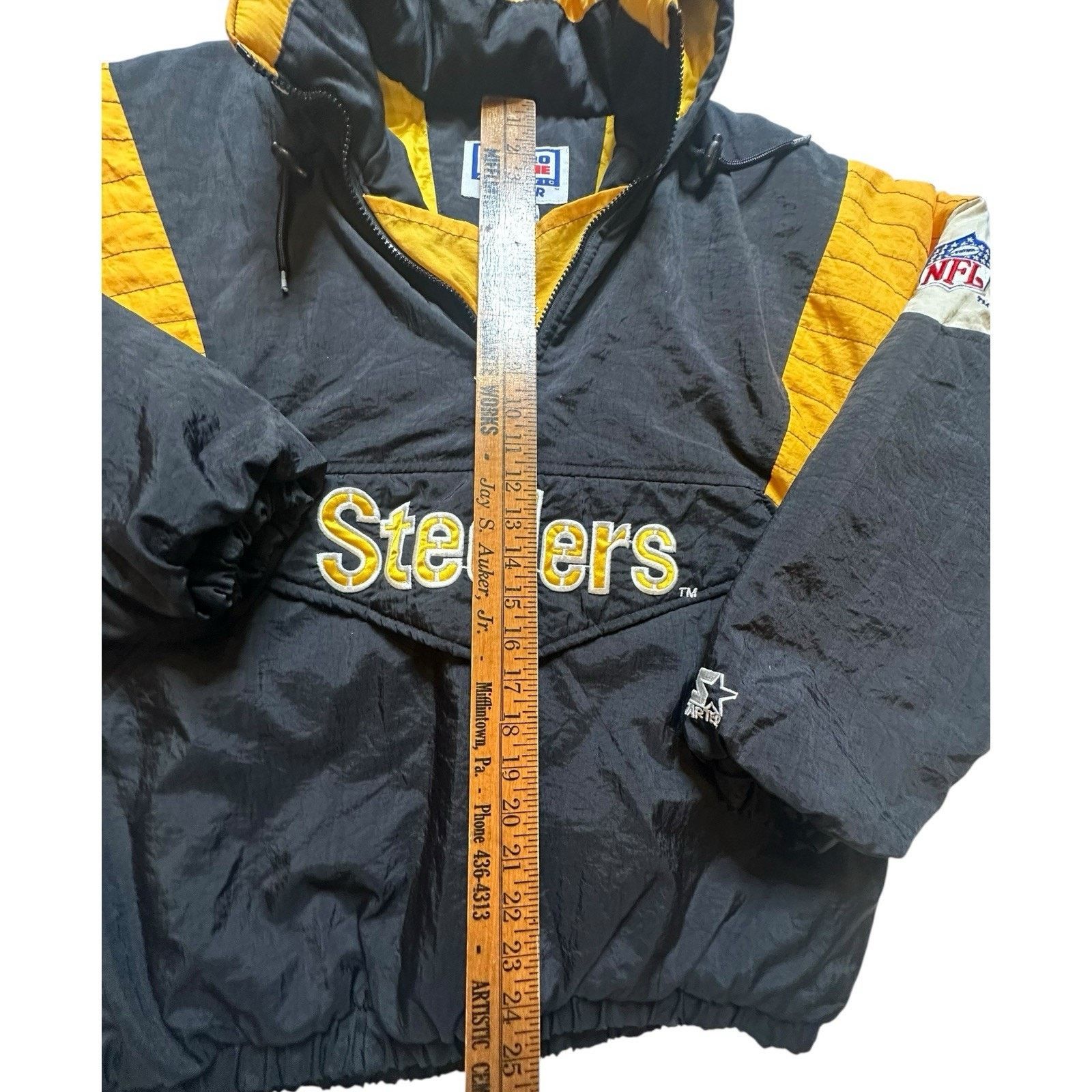 Starter Vintage Starter Steelers 90's Sports Jacket Size Medium Size US L / EU 52-54 / 3 - 3 Thumbnail
