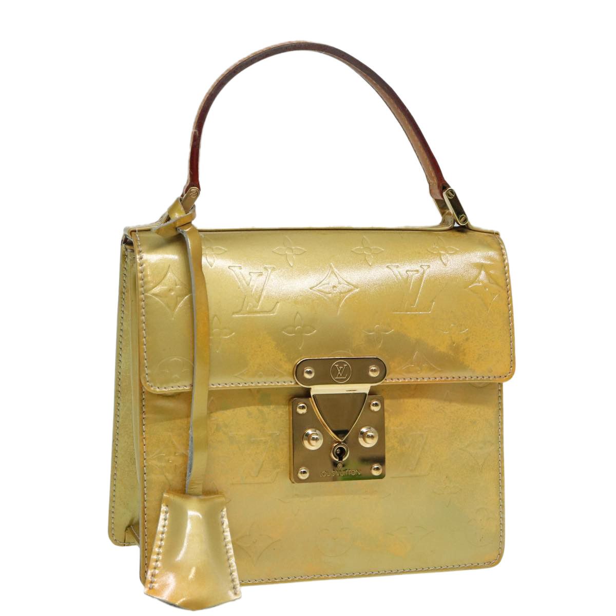 Louis Vuitton Spring Street Yellow Patent Leather Handbag (Pre-Owned) Size ONE SIZE - 1 Thumbnail
