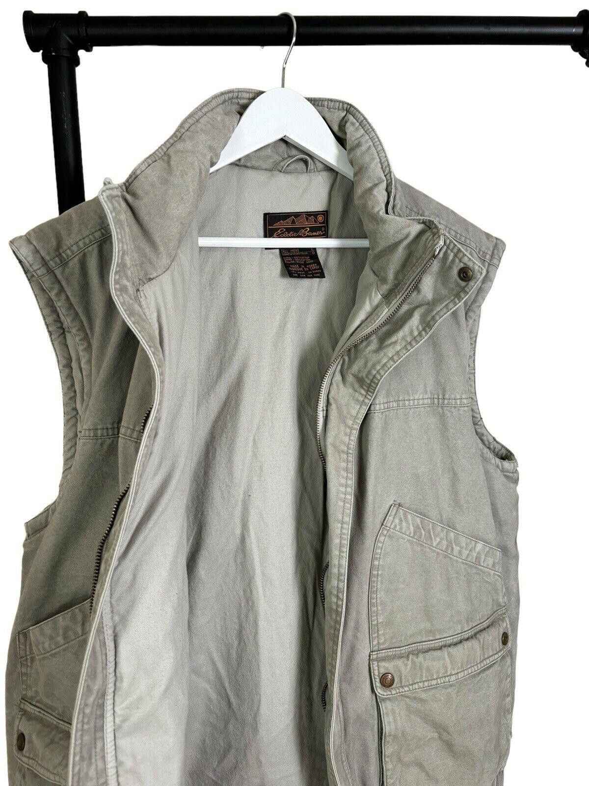 Eddie Bauer × Vintage Vintage 90s Eddie Bauer Goose Down Cotton Vest Men’s Large Size US L / EU 52-54 / 3 - 2 Thumbnail