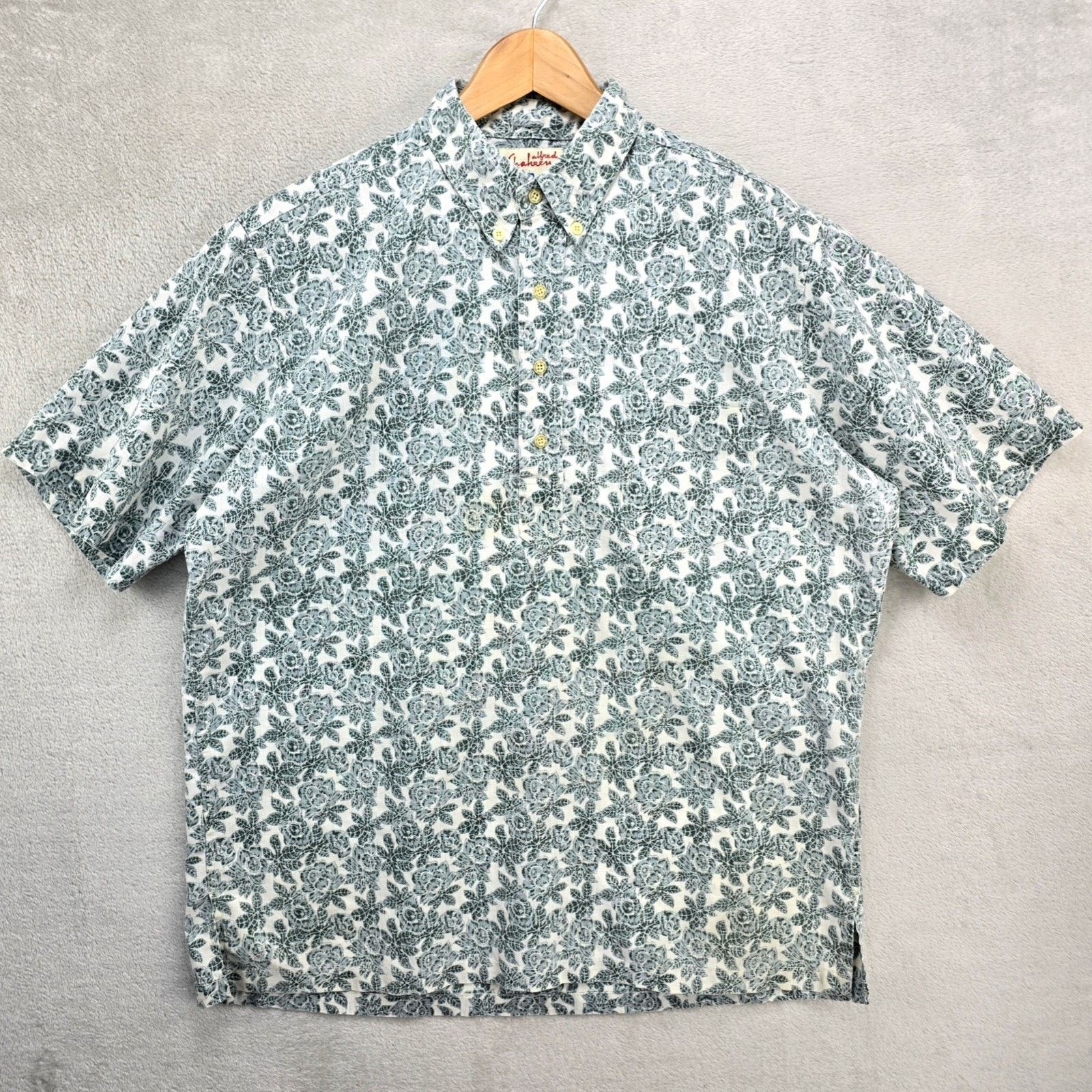 Reyn Spooner Vtg Alfred Shaheen Reyn Spooner Hawaiian Shirt L Floral FLAW Size US L / EU 52-54 / 3 - 1 Thumbnail