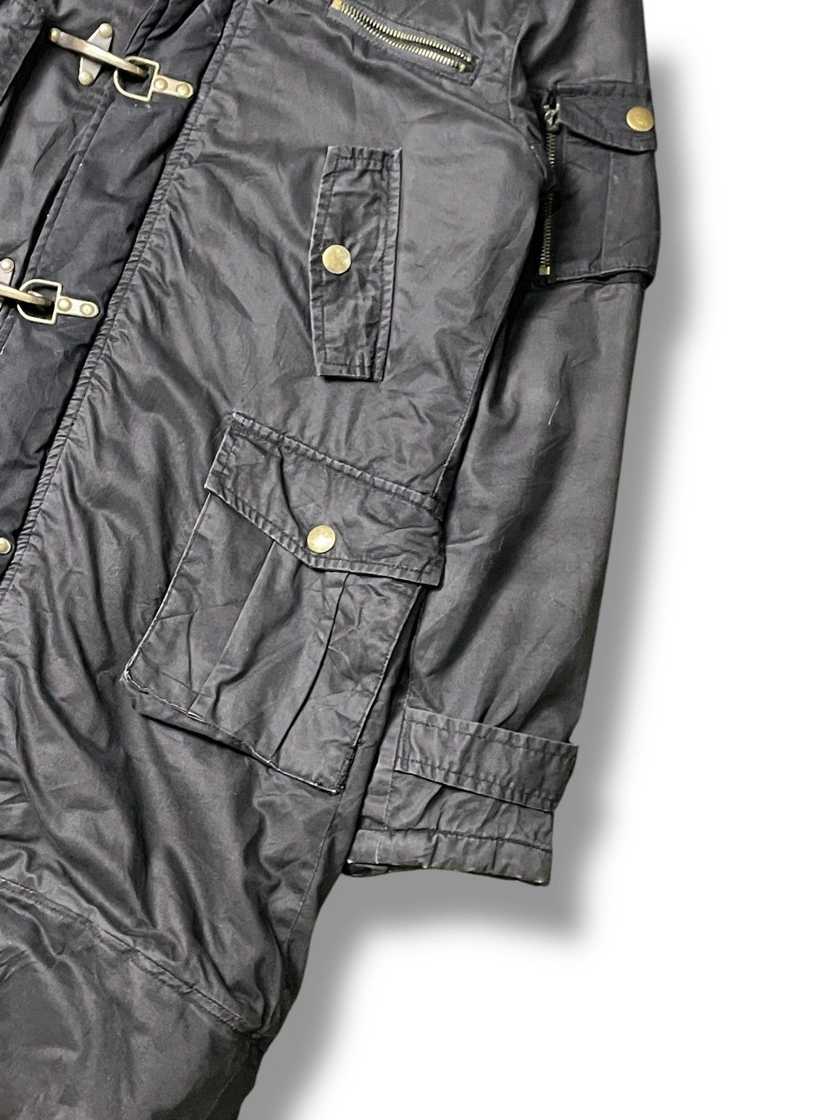 If Six Was Nine × Japanese Brand × Le Grande Bleu (L.G.B.) Edge Line Brand Long Duffle Jacket with Fur (67) Size US XXS / EU 40 - 3 Thumbnail