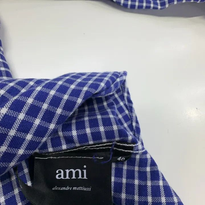 AMI AMIPARIS Casual Checkered Long Sleeve Shirt -2507 Size US M / EU 48-50 / 2 - 7 Thumbnail