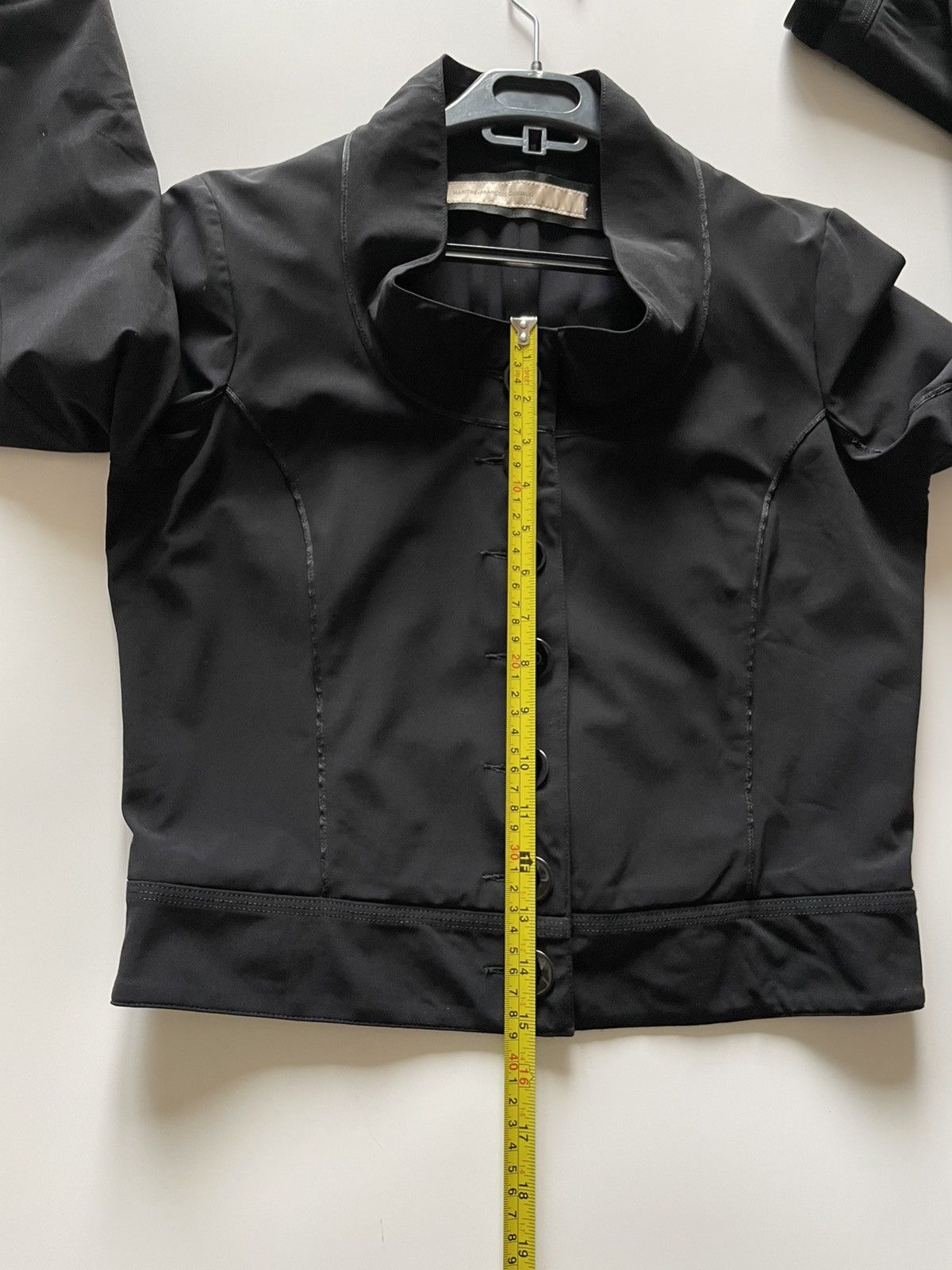 Marithe + Francois Girbaud Womens blazer Marithe Francois Girbaud Size F 42 Color Black Size M / US 6-8 / IT 42-44 - 14 Thumbnail