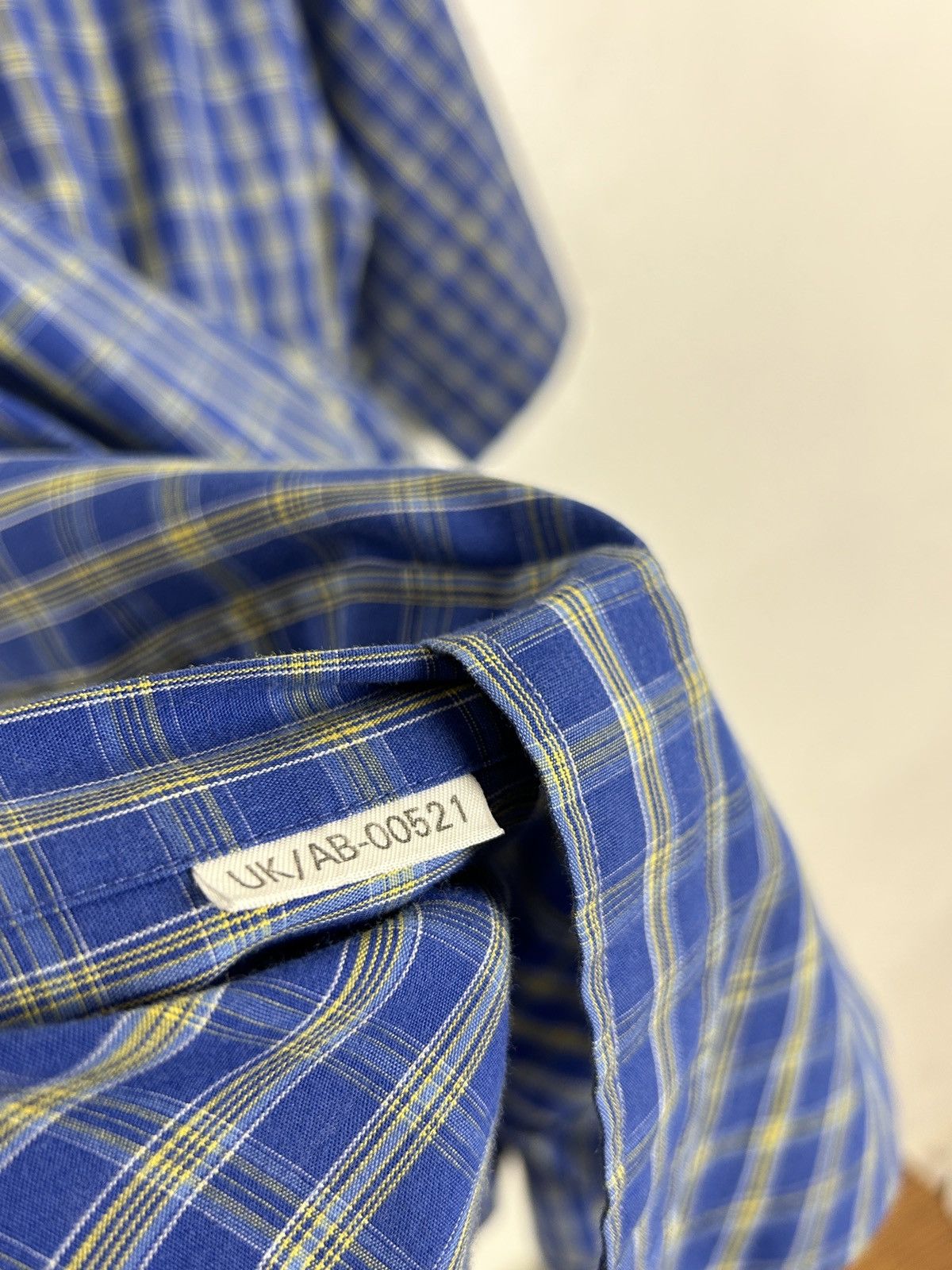 Yves Saint Laurent Vintage Yves Saint Laurent YSL Checkered Striped Shirt Size US L / EU 52-54 / 3 - 8 Thumbnail
