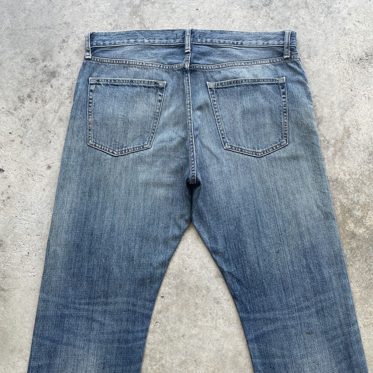 Japanese Brand Vintage Japanese Faded Distressed Denim Pants Jeans W37 Size US 37 - 8 Thumbnail