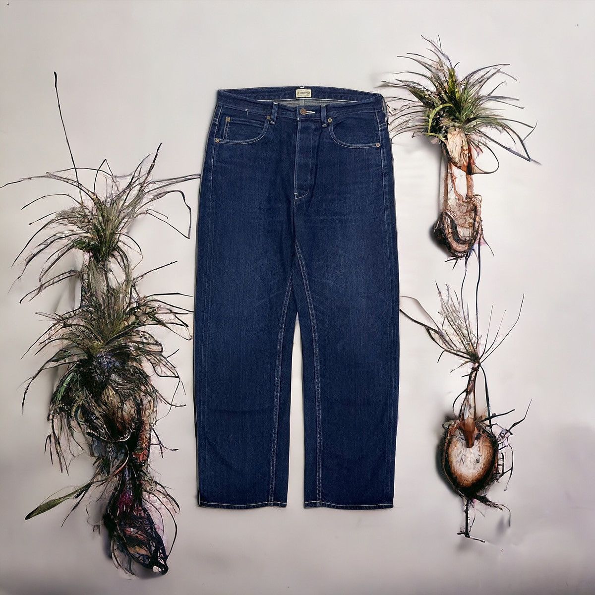 JOURNAL STANDARD FAKE SUEDE CUTOFF DENIM