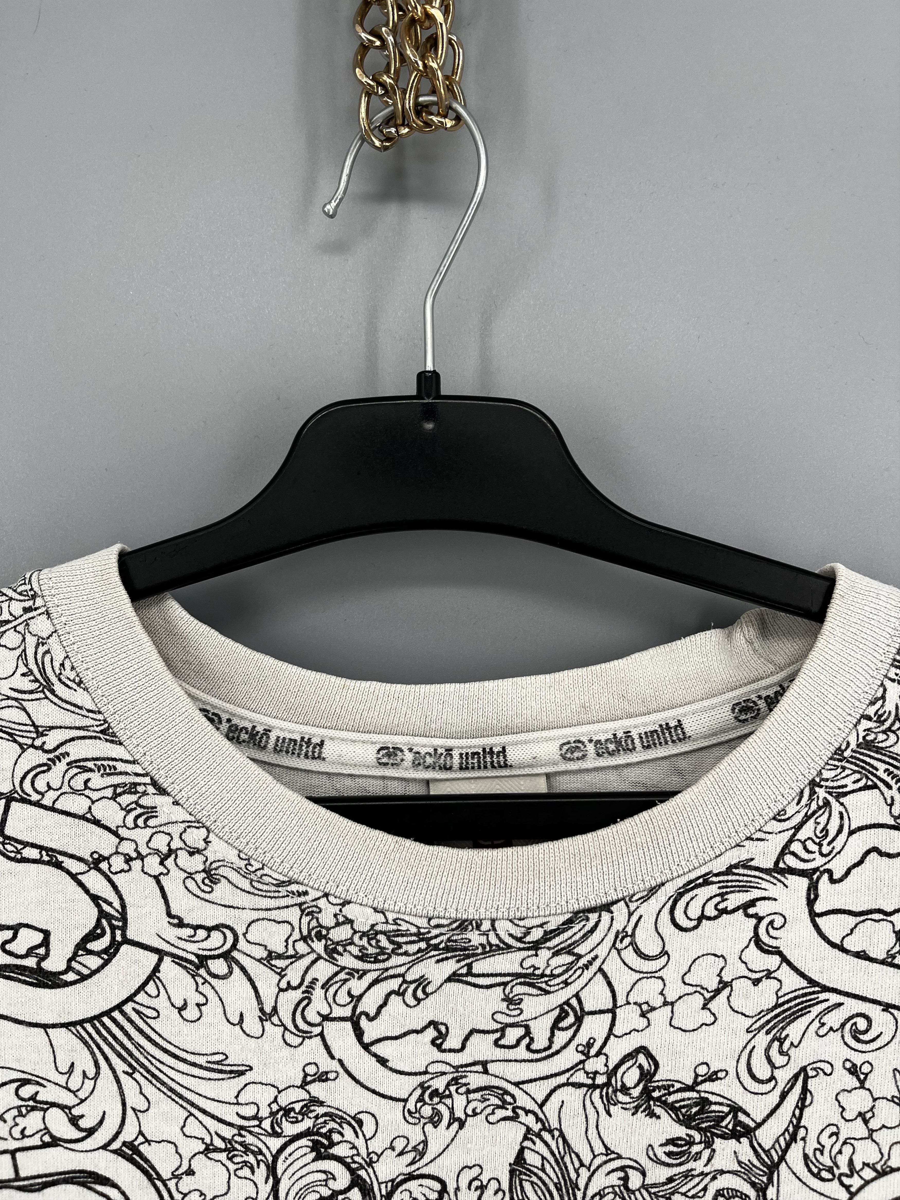 Ecko Unltd. Y2K Ecko Unltd Monogram Web Graphic Rap T Shirt Size US M / EU 48-50 / 2 - 8 Thumbnail