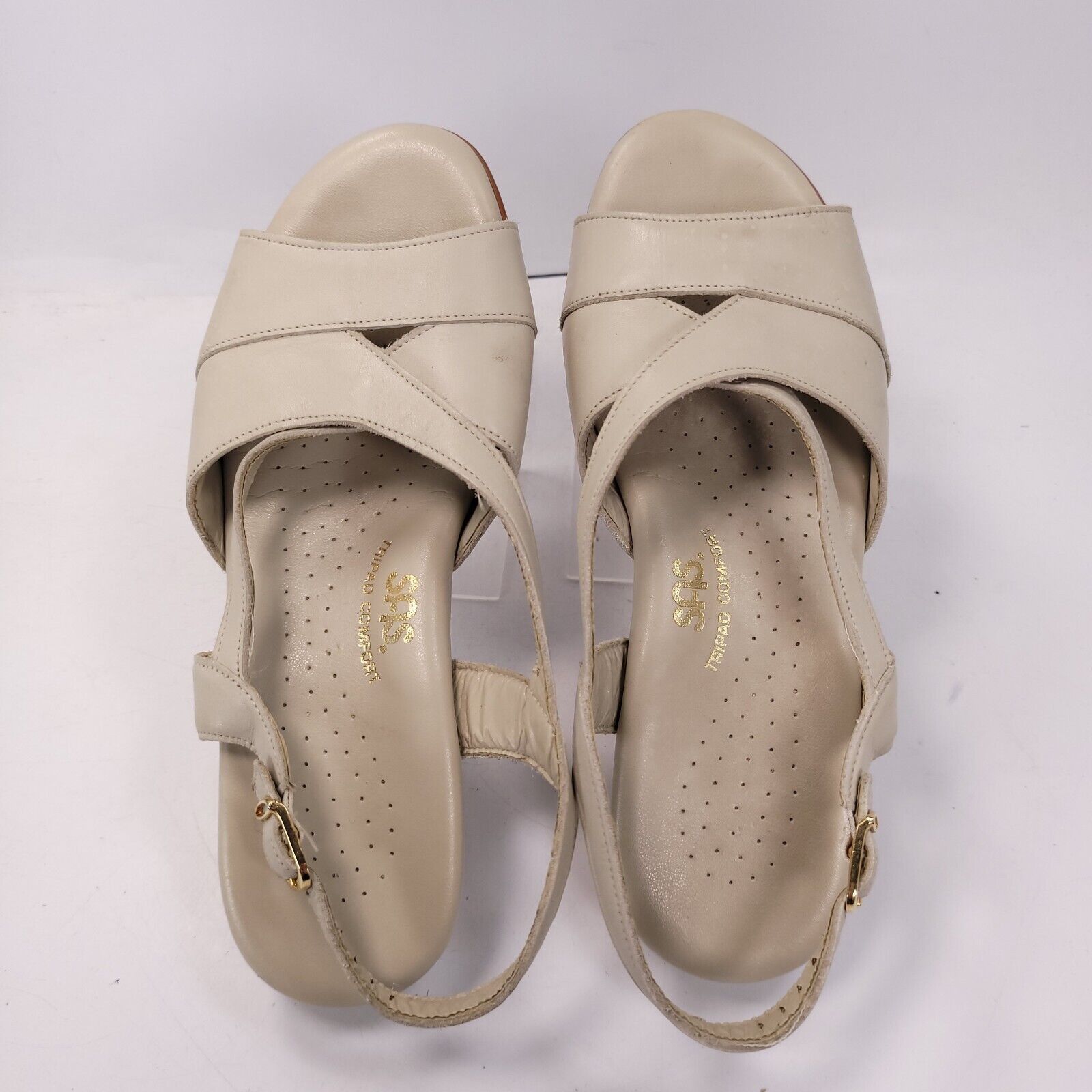 SAS SAS Tripad Comfort Ankle Strap Sandal Womens Size 6 Beige Size US 6 / IT 36 - 4 Thumbnail