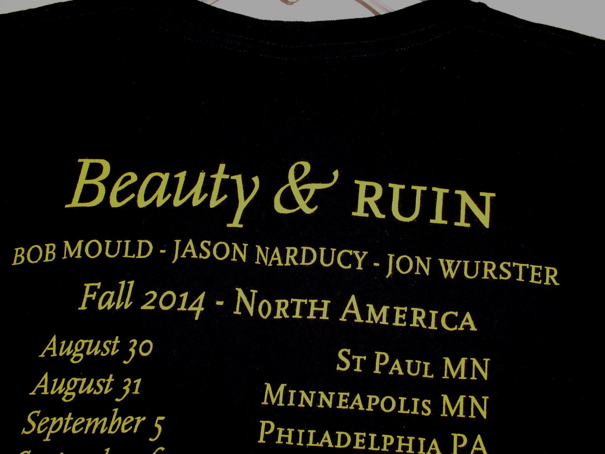 Vintage Bob Mould Concert Shirt 2014 Beauty & Ruin Fall Husker Du Size US M / EU 48-50 / 2 - 4 Thumbnail
