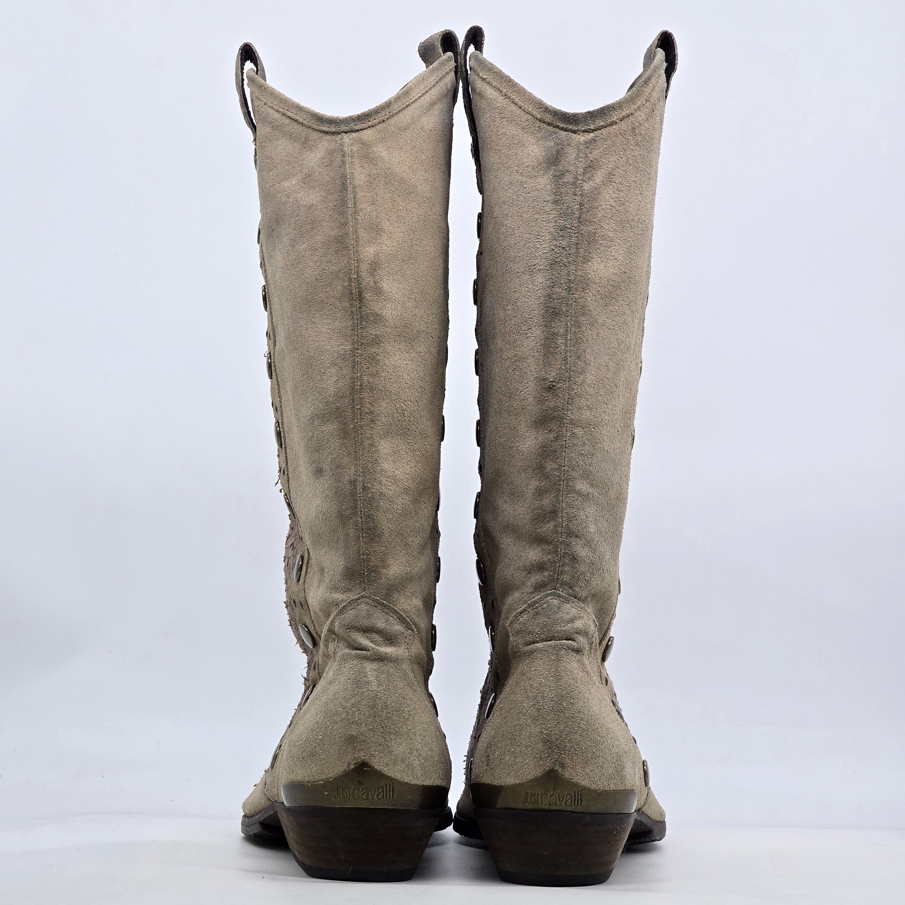 Roberto Cavalli Just Cavalli - Archive Phyton Paneled Western Boots Size US 9 / EU 42 - 6 Thumbnail