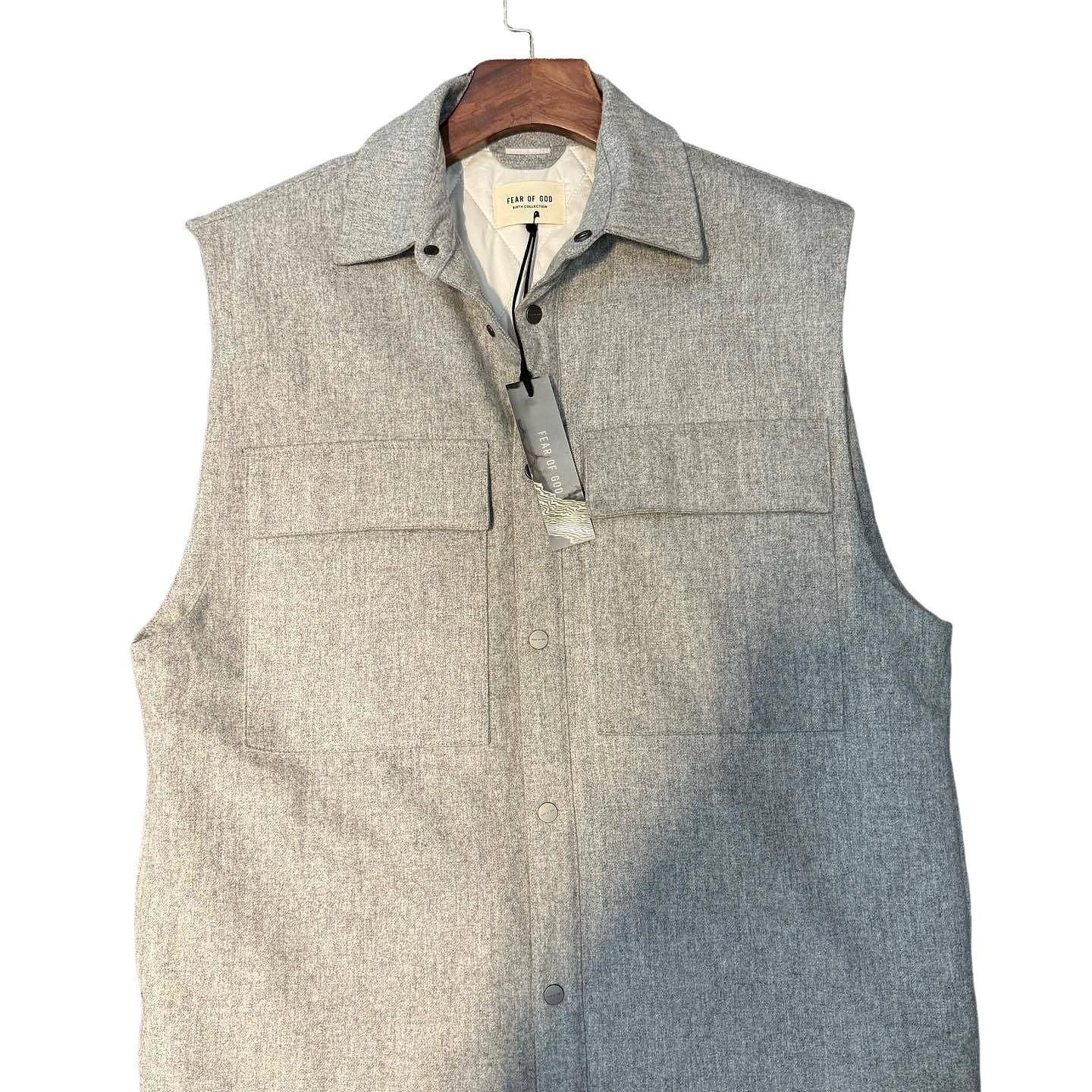 FEAR OF GOD ウールベスト　6th sixth VEST ジャケット Fear of God Fear of god sixth collection nylon hooded vest | Grailed