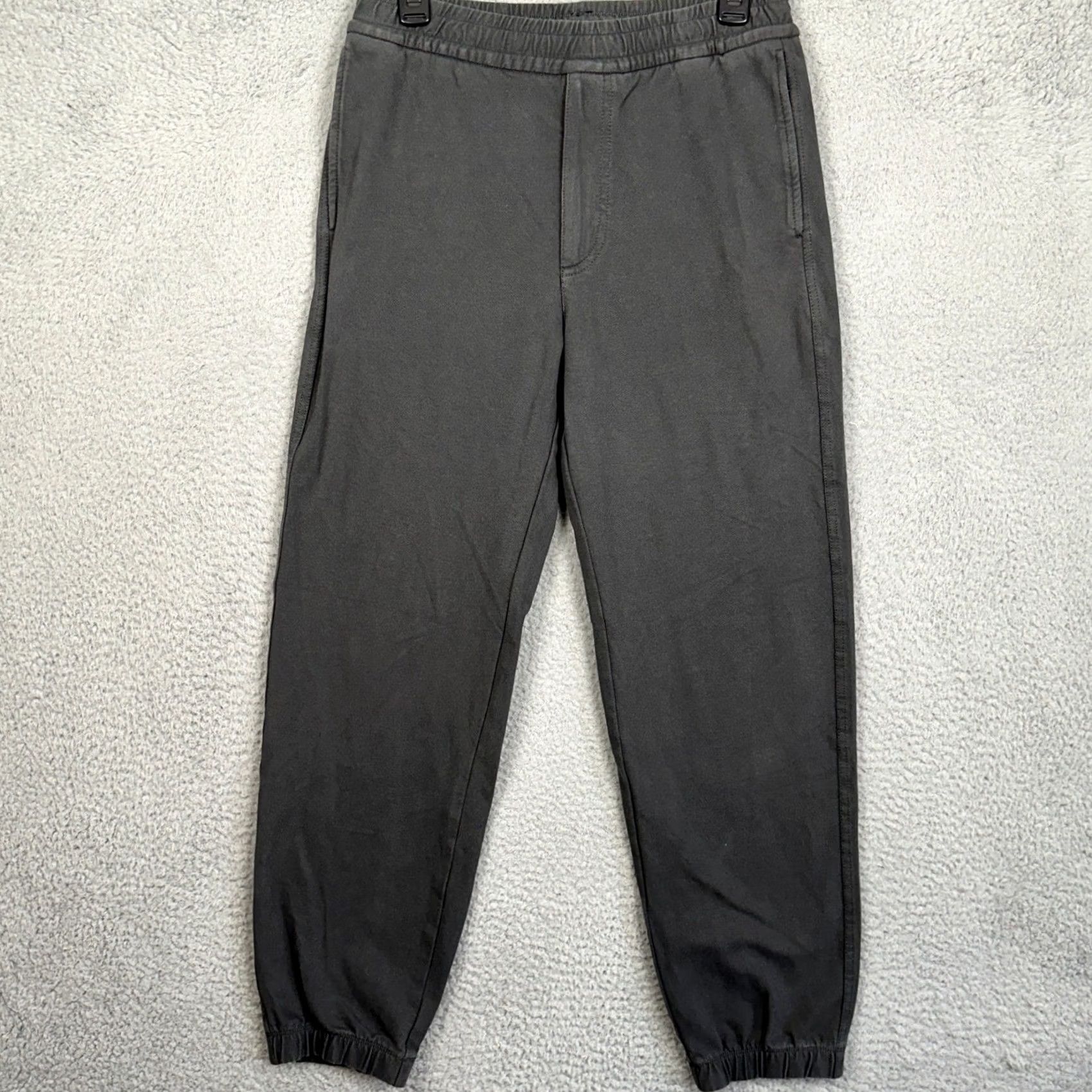 Uniqlo Uniqlo Jogger Sweatpants Pants Mens Small Charcoal Grey Elastic Waist Drawstring Size US 29 - 2 Thumbnail
