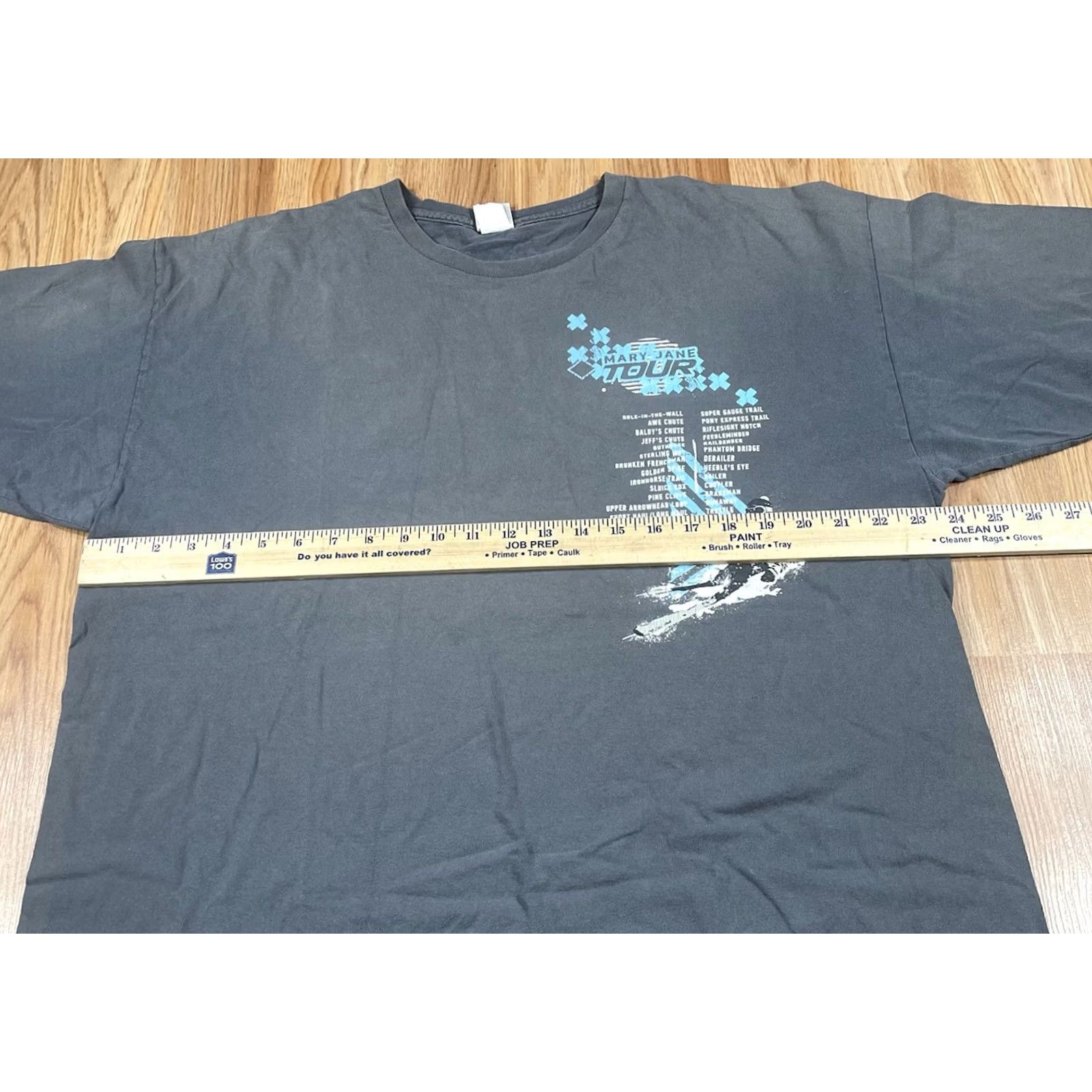 Vintage Mary Jane Graphics T-Shirt Adults L Gray 100% Cotton Crewneck Short Sleeve Size US L / EU 52-54 / 3 - 6 Thumbnail