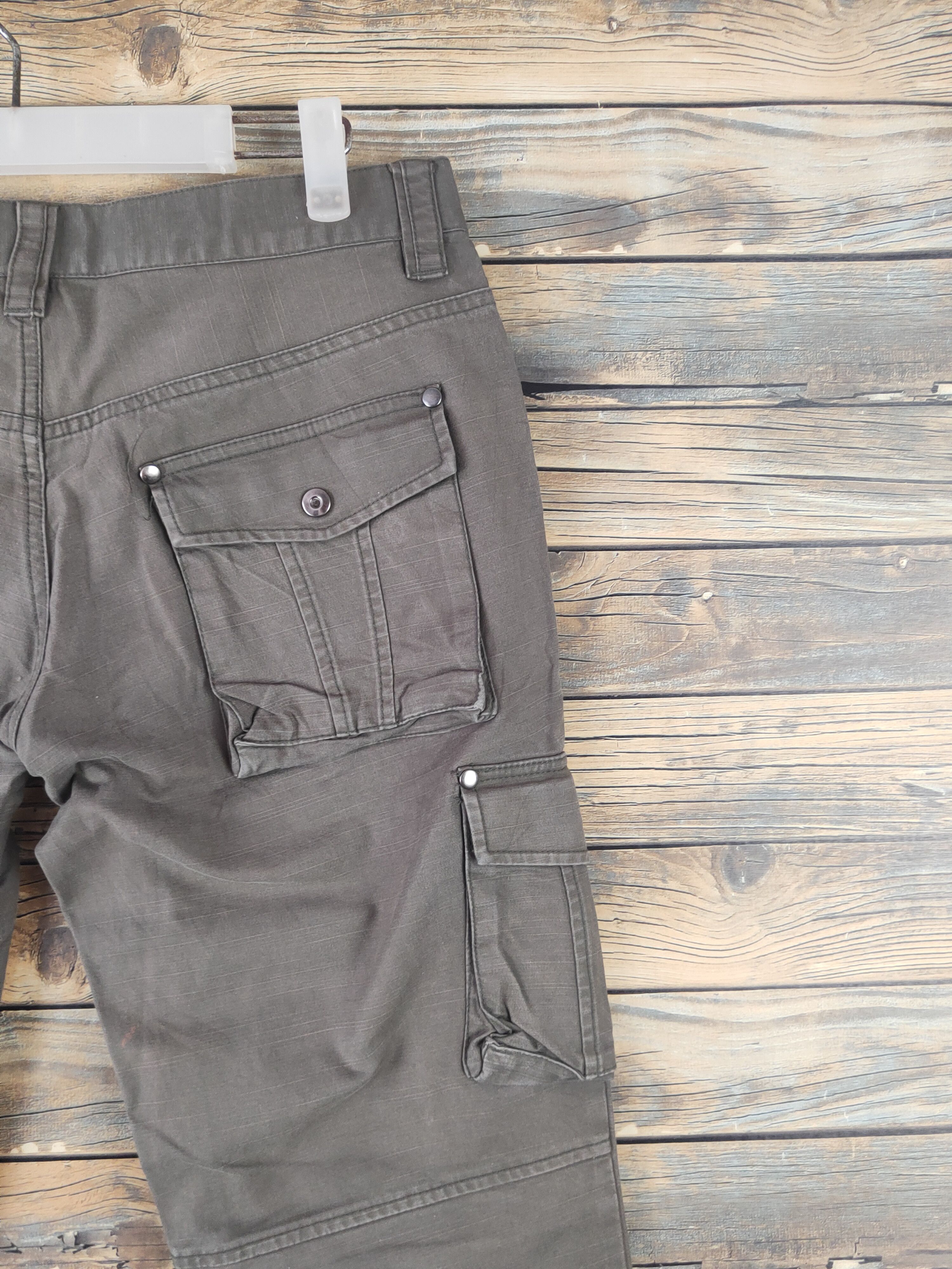 Japanese Brand DL Klein Plus Homme Brown Multipocket Cargo Pants #1885 Size US 32 / EU 48 - 10 Thumbnail
