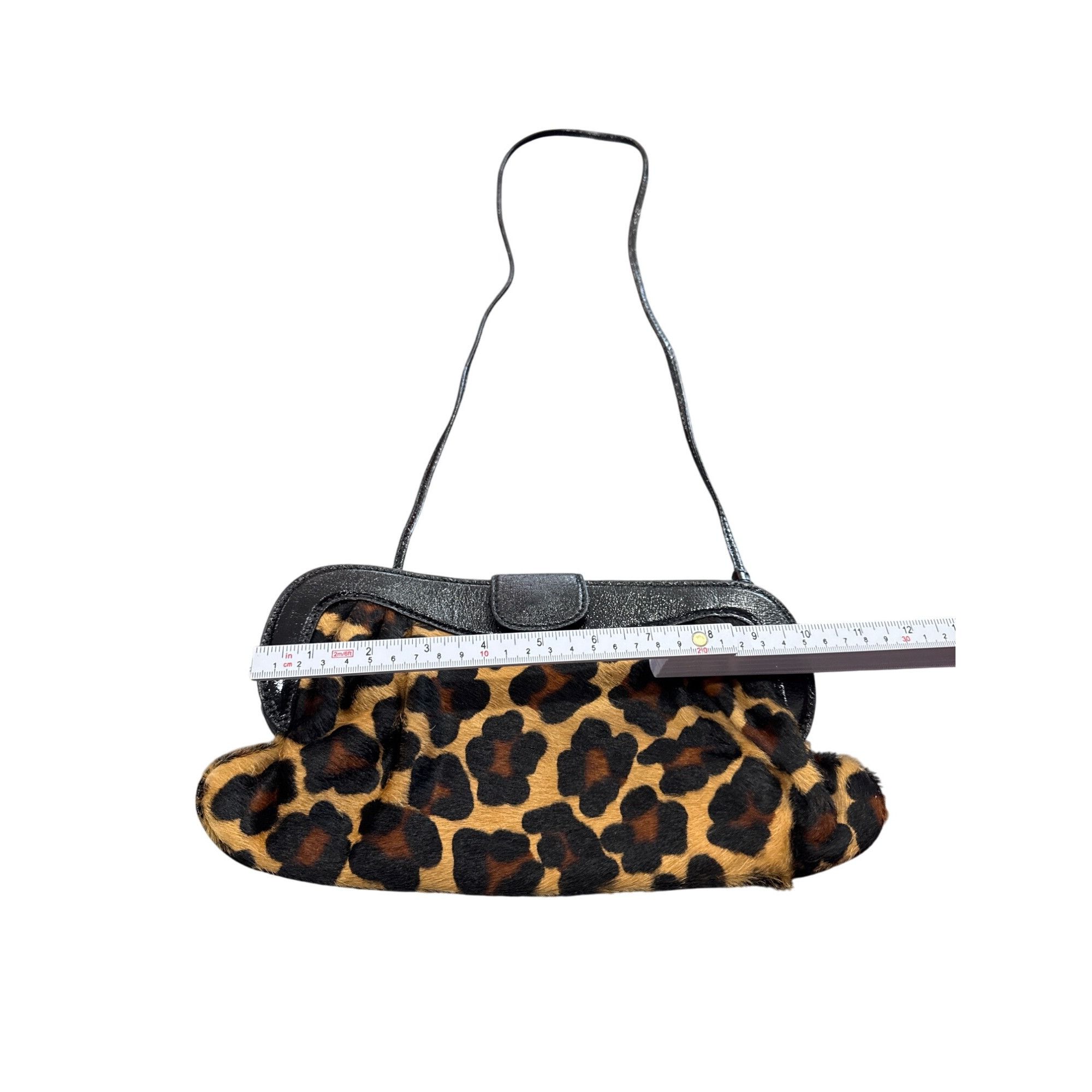Designer Franchi Collection Leopard Print Faux fur Shoulder bag SKU 7 Size ONE SIZE - 5 Thumbnail
