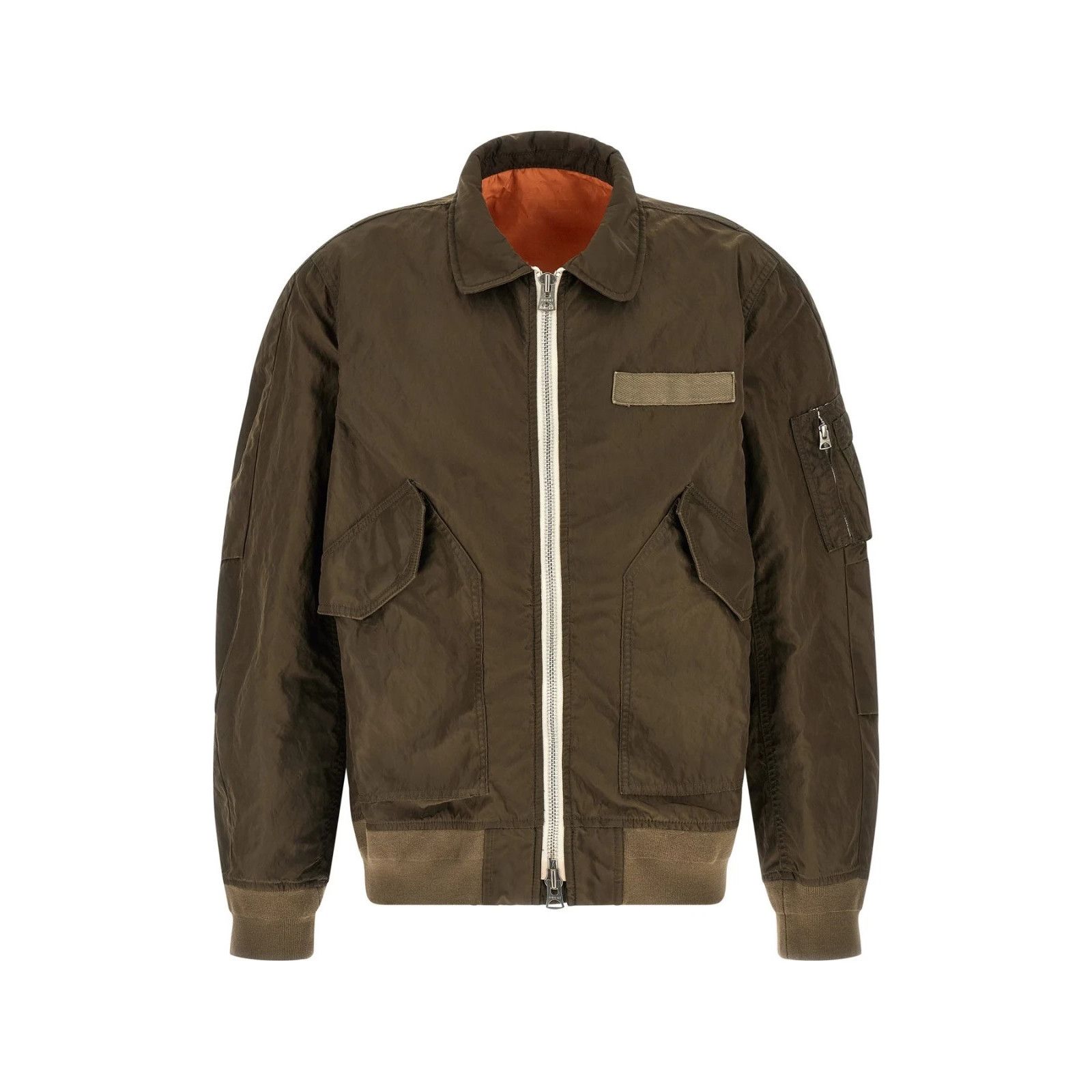 SACAI Crumpled Green Nylon Jacket New & Authentic (Men's siz