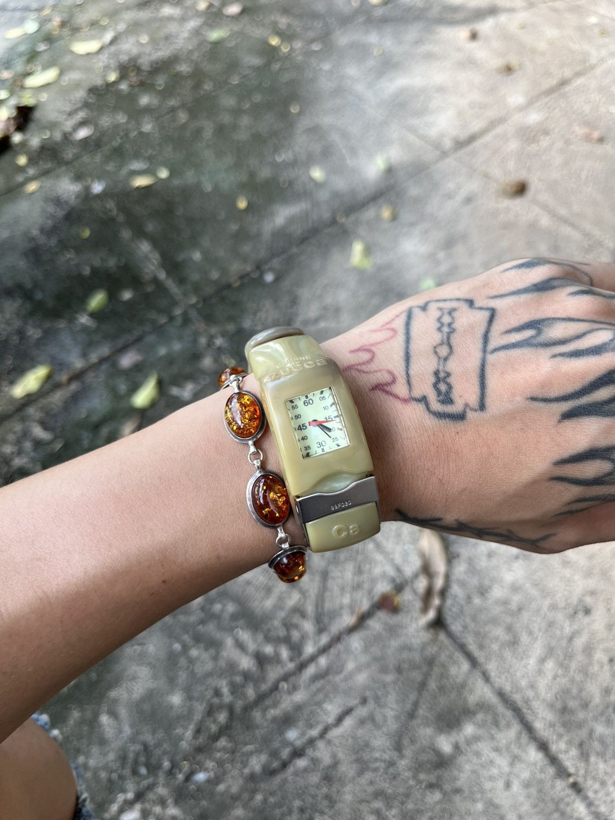 💥90s Cabane de Zucca Issey Miyake Doggy Gum Watch