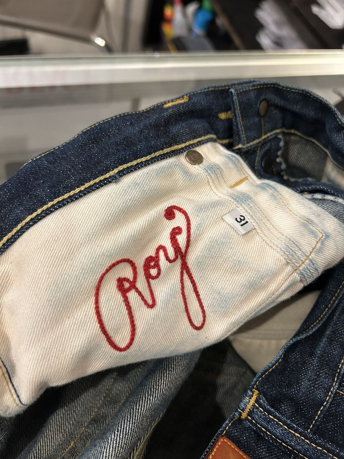 Designer Roy Kinda Special Selvedge Jeans Size US 31 - 6 Thumbnail
