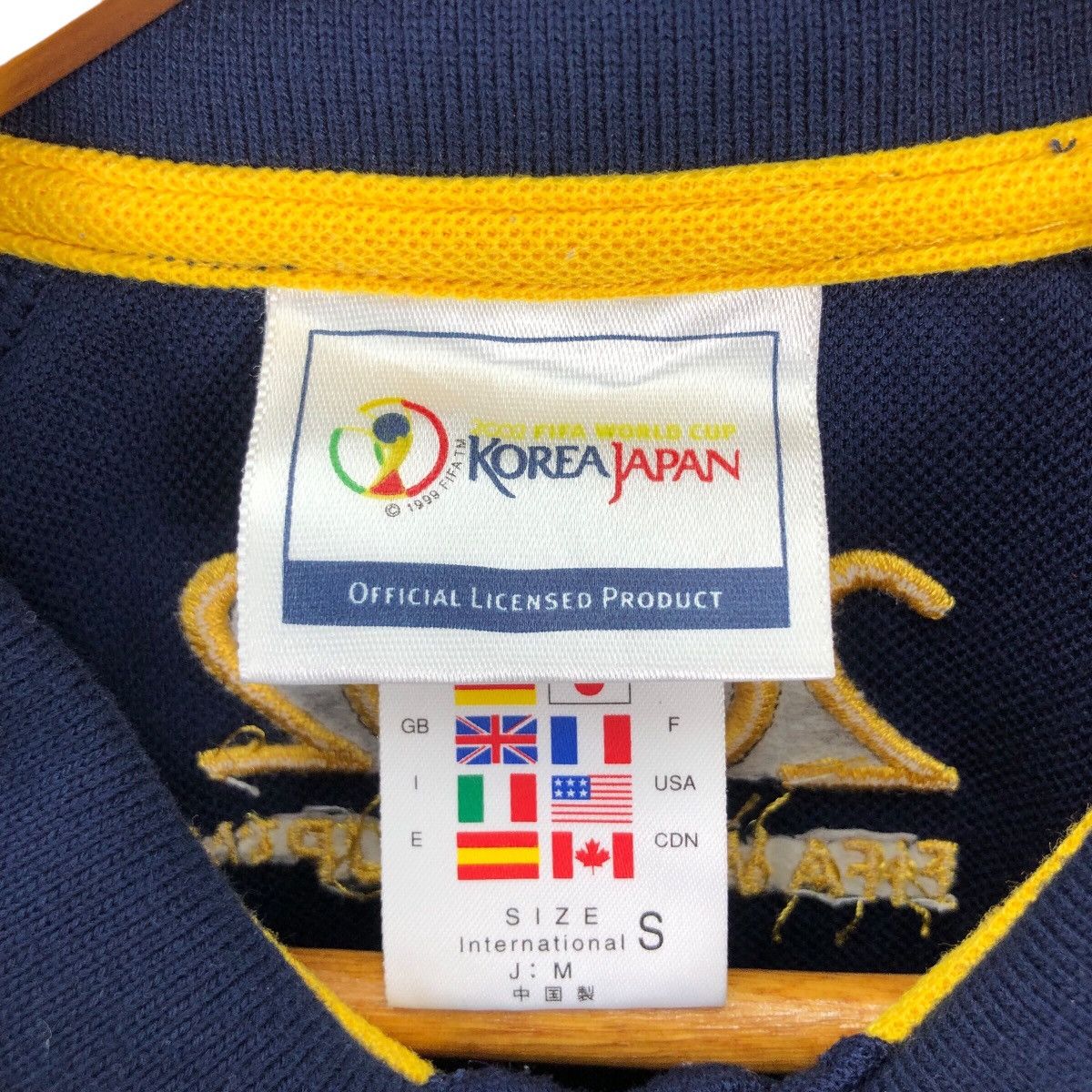 Adidas ADIDAS 2002 Fifa World Cup Polos Shirt Size US S / EU 44-46 / 1 - 7 Thumbnail