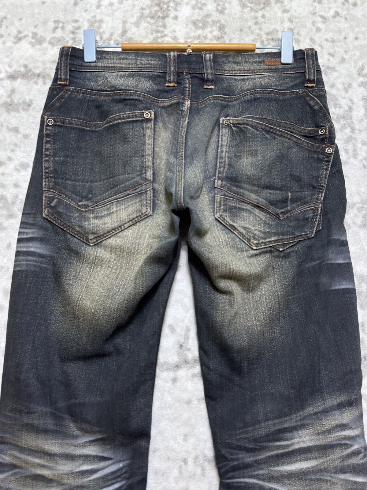 Nicole Club Nicole Club for Men Distressed Washed Zipper Pocket Denim Size US 30 / EU 46 - 10 Thumbnail