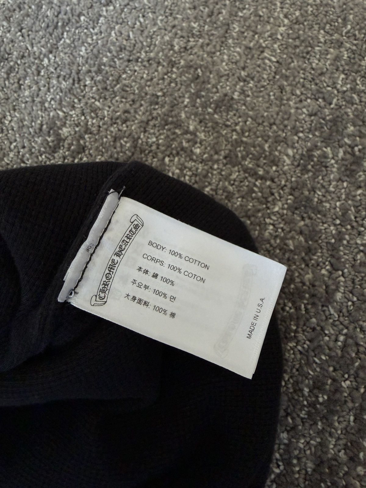 Chrome Hearts Chrome Hearts Thermal Lined Zip Up Hoodie Size US XL / EU 56 / 4 - 10 Thumbnail