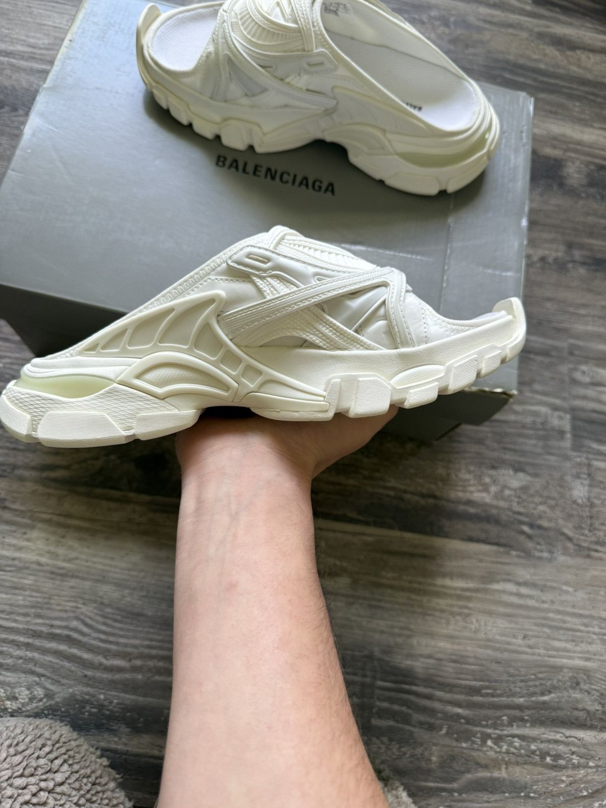 Balenciaga NWB - Balenciaga Track Slides Size US 6 / IT 36 - 3 Thumbnail