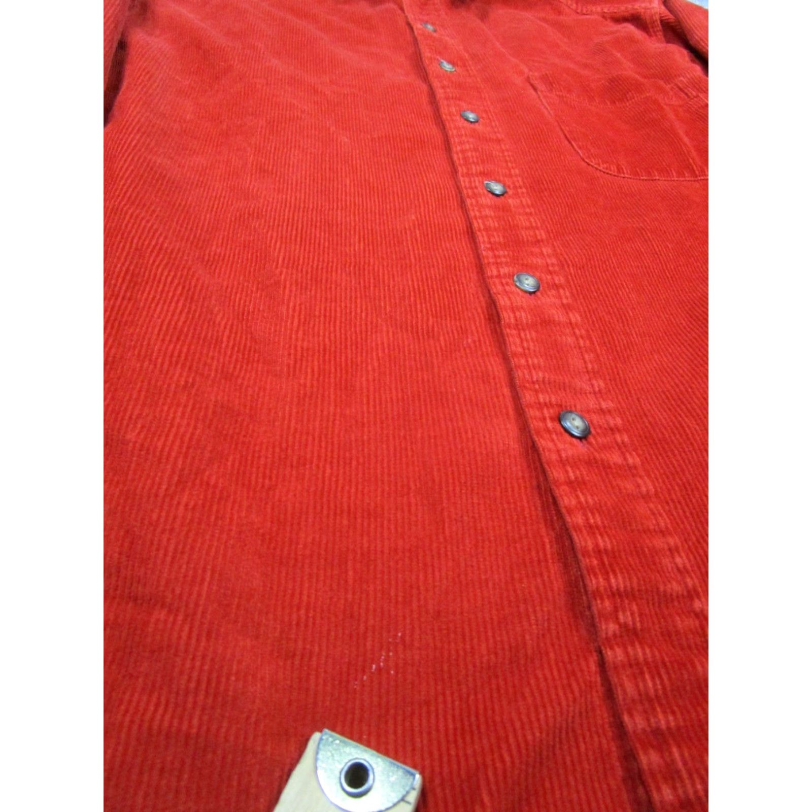 Vintage G.H.Bass & Co. Shirt Mens M Red Cotton Button-Up Long Sleeve Collared Pocketed Regular Button Down Vintage? No Size US M / EU 48-50 / 2 - 4 Thumbnail