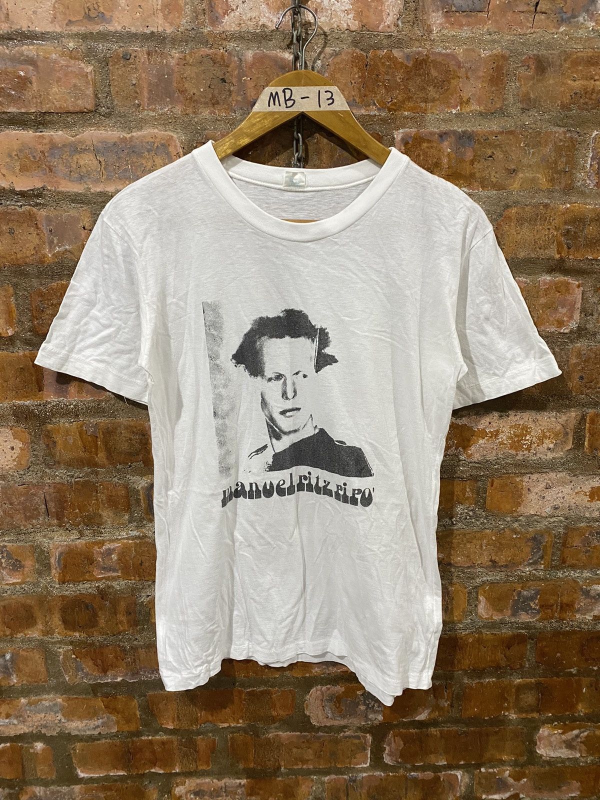 Manuel Ritz Rare🔥🔥 1980s self potret tee Size US S / EU 44-46 / 1 - 2 Thumbnail
