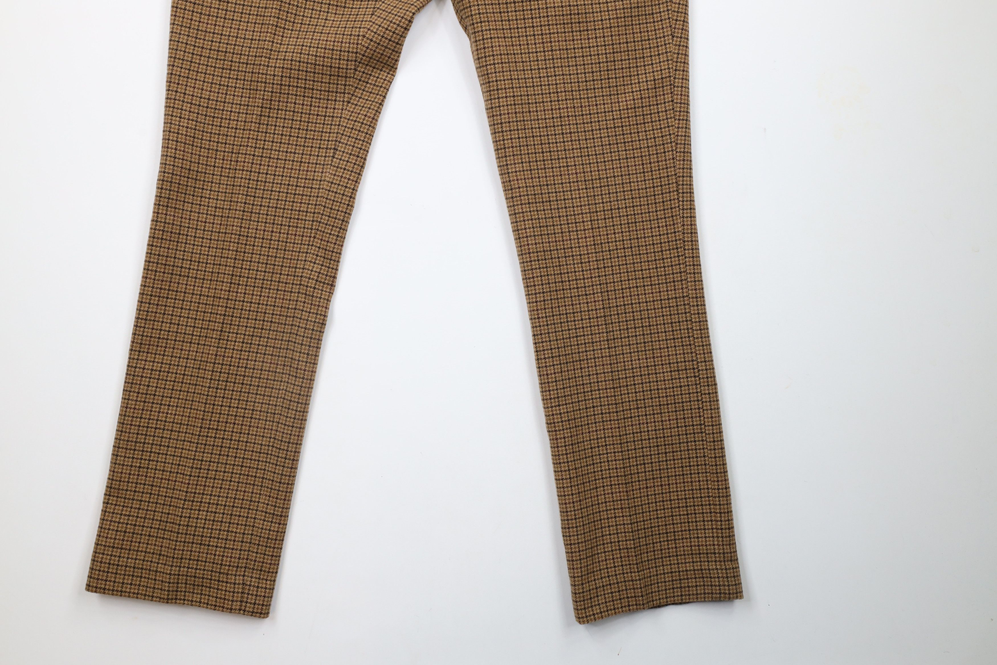 Ralph Lauren × Vintage Vintage 90s Ralph Lauren Houndstooth Checkered Chino Pants Size 32" / US 10 / IT 46 - 4 Thumbnail