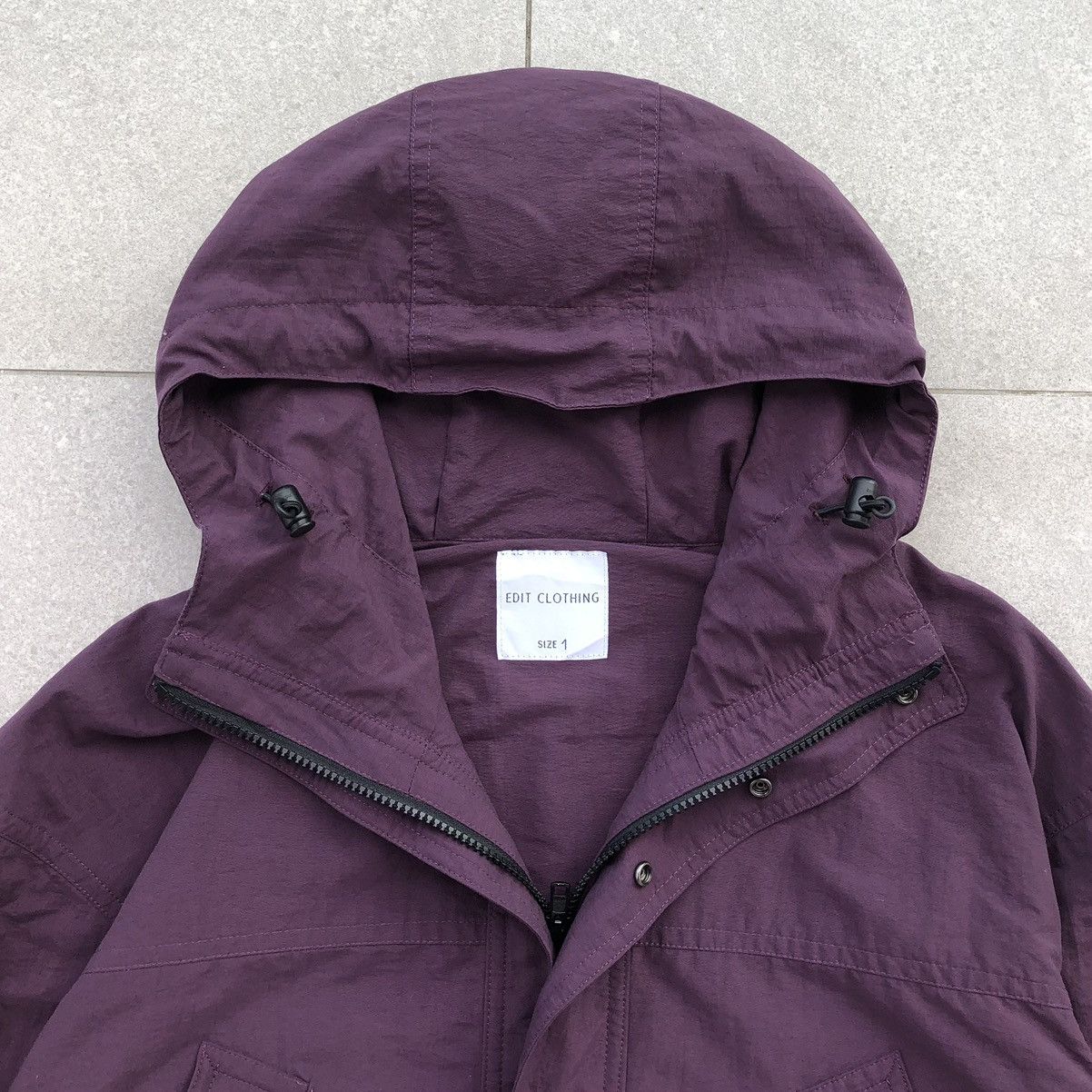 Japanese Brand Japanese Brand EDIT CLOTHING Nylon Zipper Hoodie Jacket Size US M / EU 48-50 / 2 - 14 Thumbnail