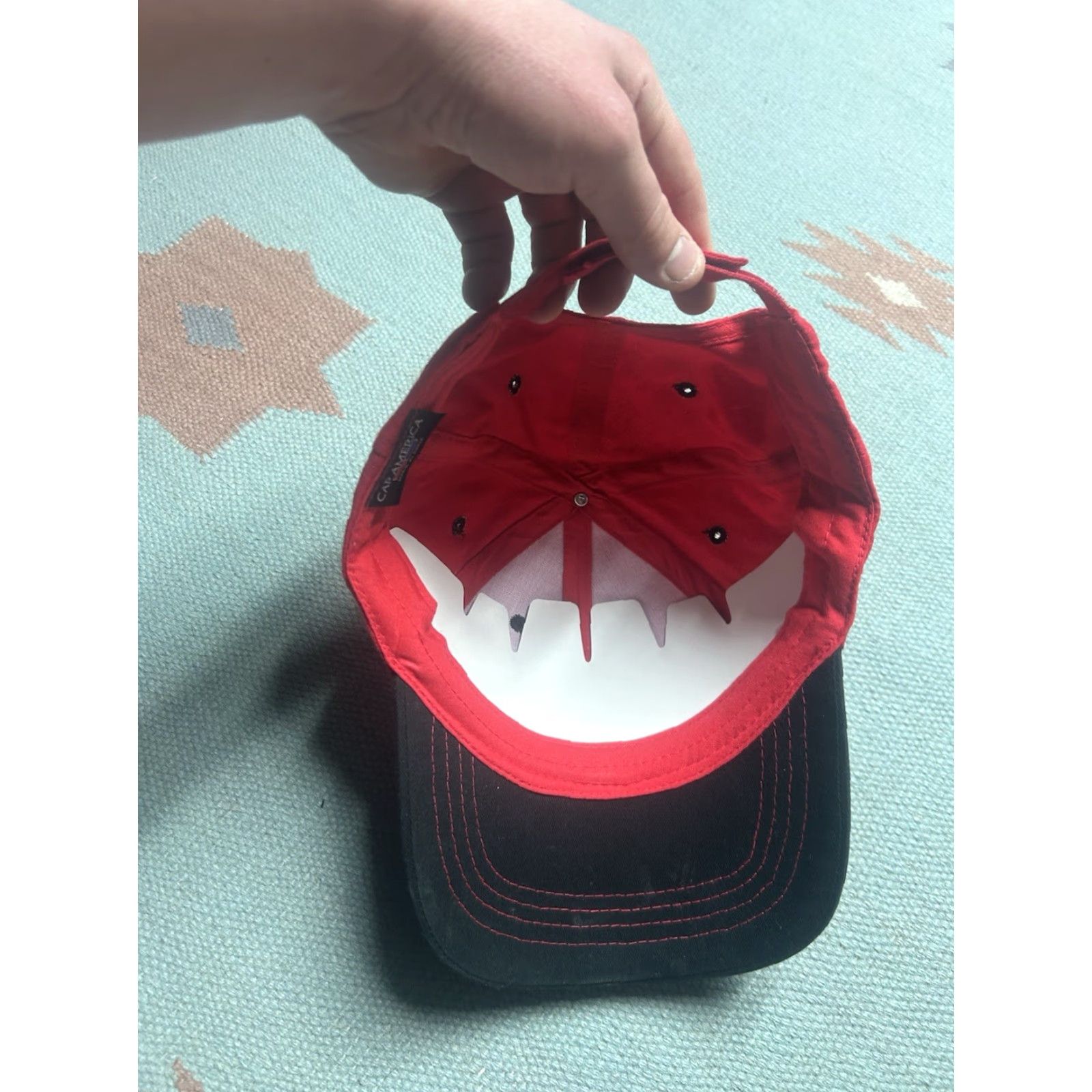 Equipment VINTAGE Case Janson Equipment strapback hat cap IH tractor farm NOS Baseball Cap Men Adjustable Red Size ONE SIZE - 5 Thumbnail