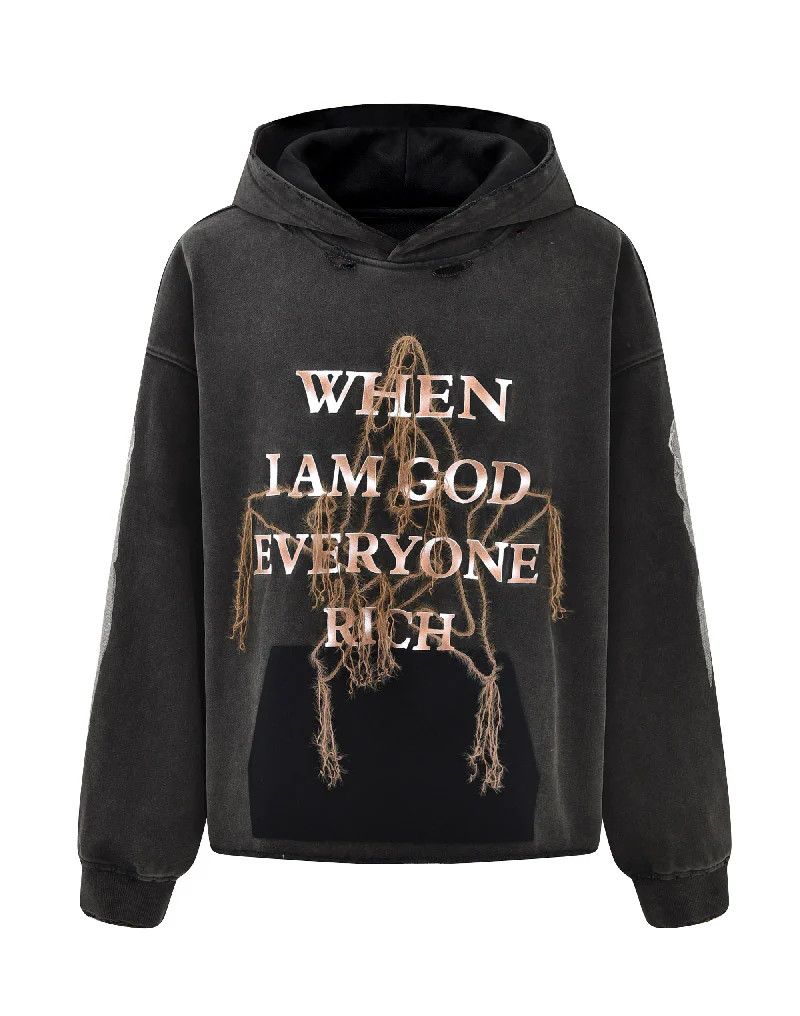 Birth of Royal Child Birth of Royal Child "Everyone Rich" Black Hoodie Size US S / EU 44-46 / 1 - 1 Preview