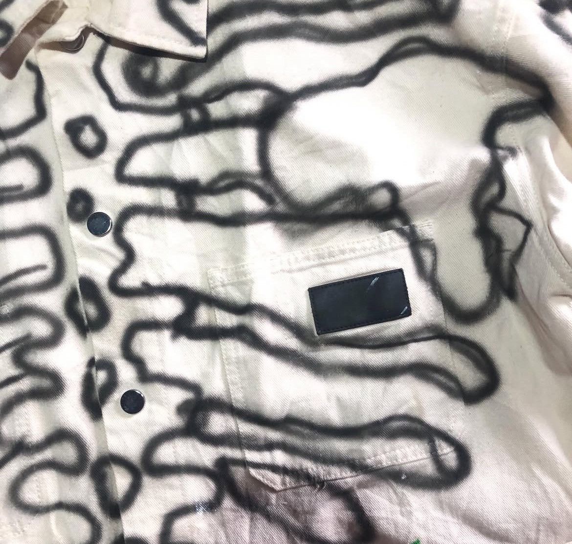 Hysteric Glamour 2000s Takeo Kikuchi Skeleton Destroy Snap Shirt y2k Size US L / EU 52-54 / 3 - 5 Thumbnail