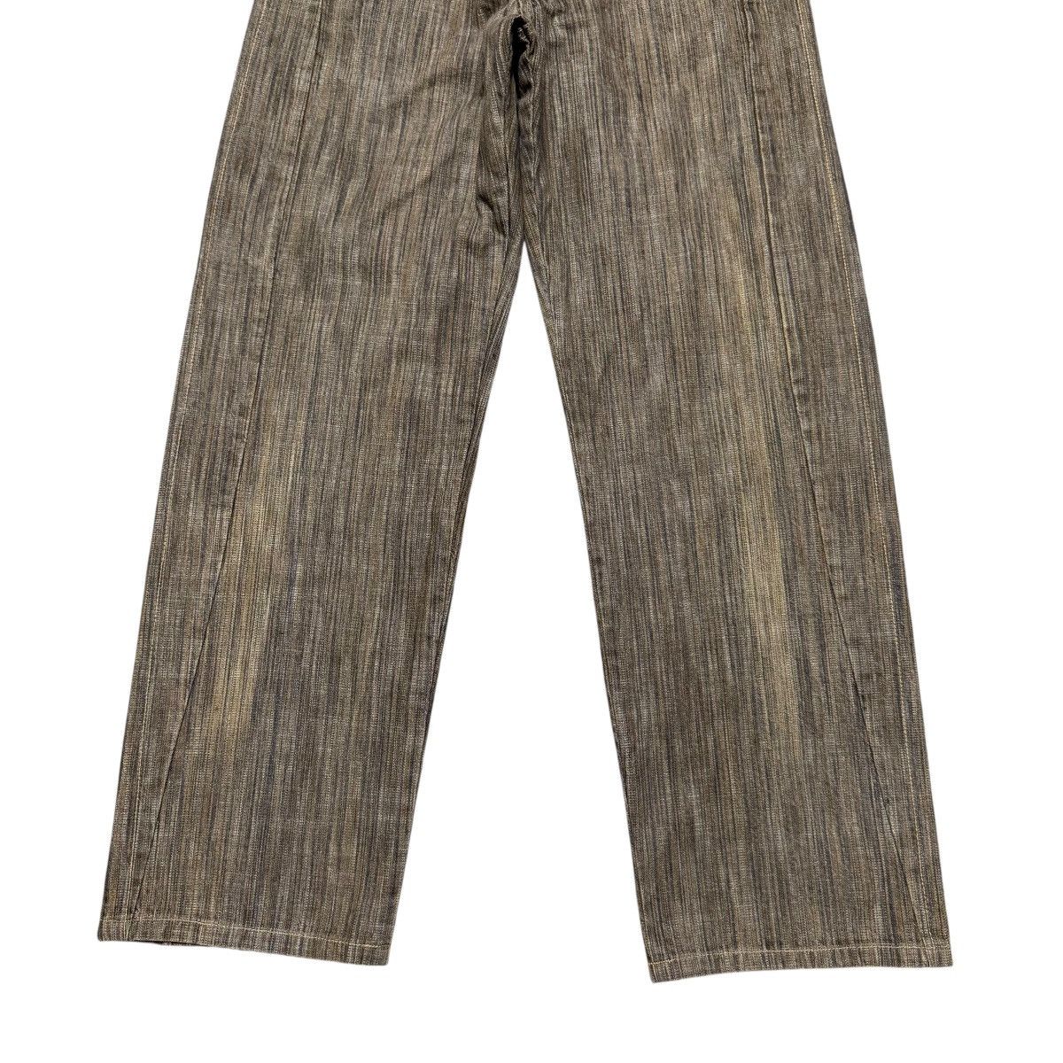 Japanese Brand LBRD Striped Denim Baggy Jeans Size US 30 / EU 46 - 7 Thumbnail