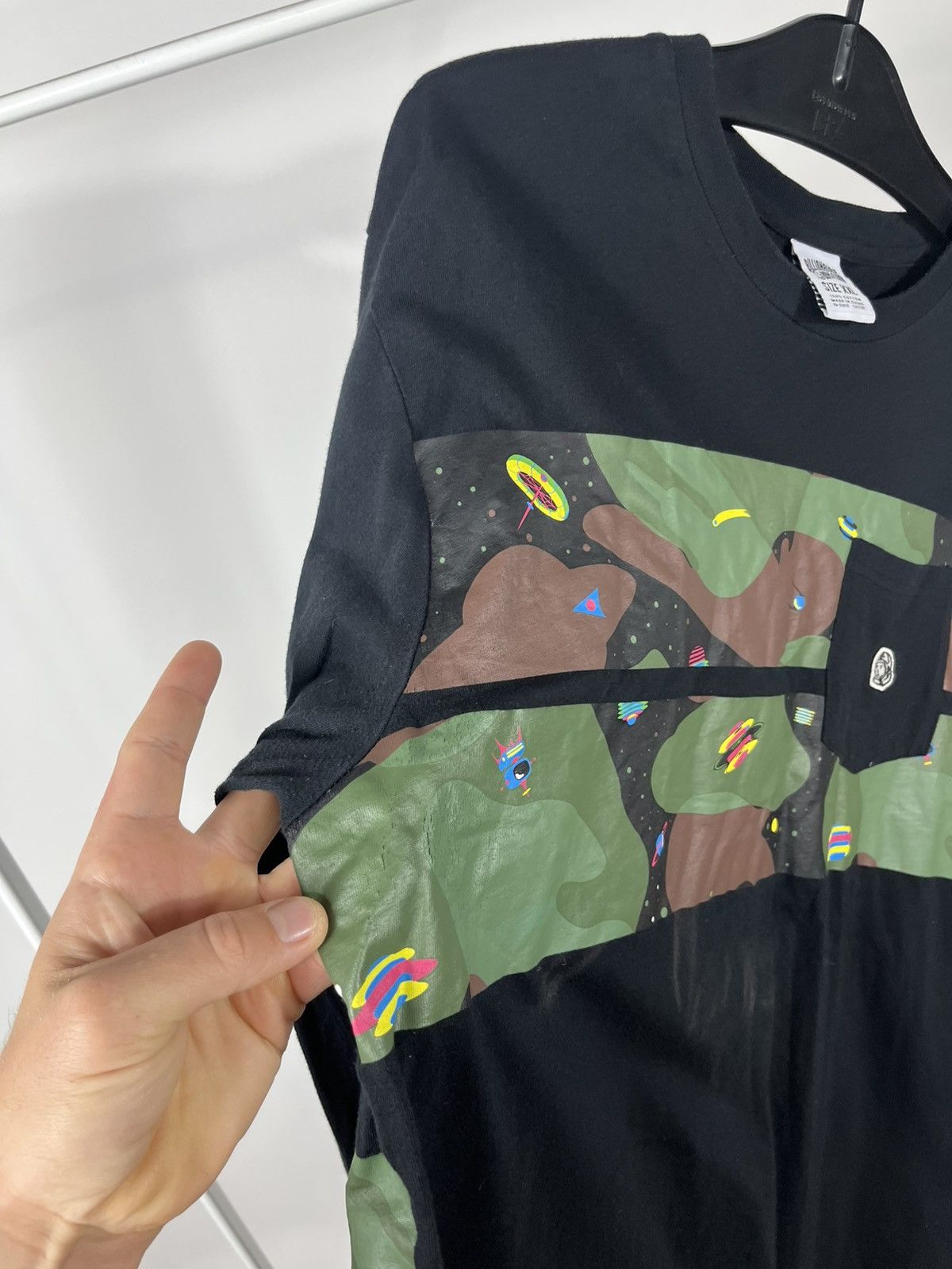 Billionaire Boys Club Billionaire Boys Club Camo Panel Long Sleeve Shirt XXL Size US XL / EU 56 / 4 - 6 Thumbnail