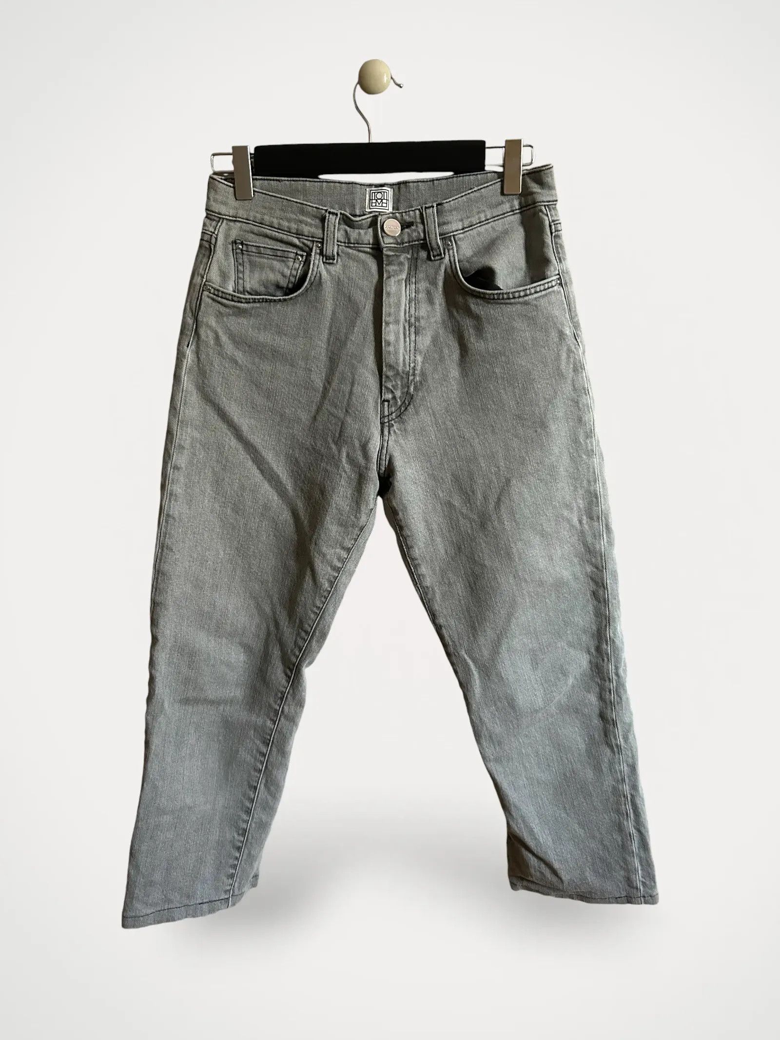 Toteme Toteme Twisted seam denim mid grey Jeans Size 27" / US 4 / IT 40 - 1 Thumbnail