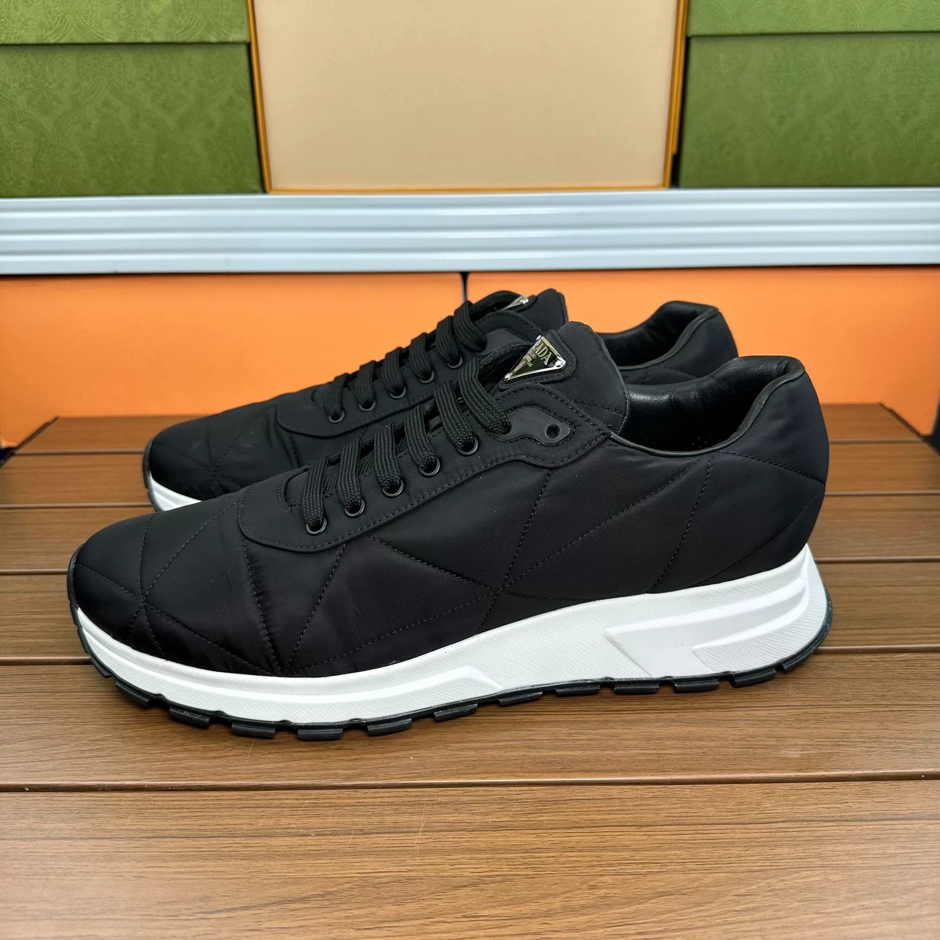 Prada Prada Casual Black Lowtop Sneakers 11 Men Size US 11 / EU 44 - 1 Thumbnail
