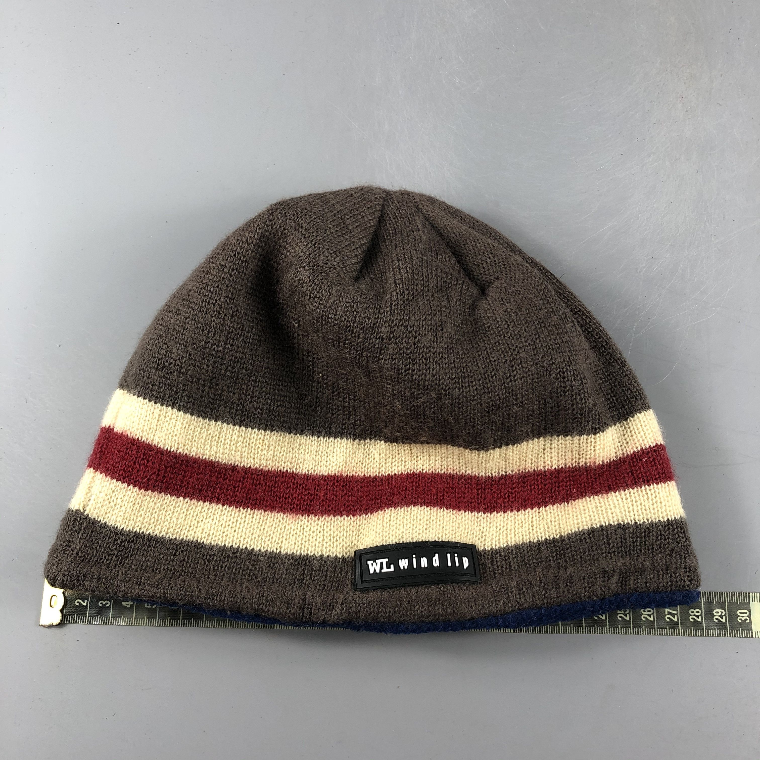 Japanese Brand × Other × Vintage WL Wind Lip Cuffless Beanie Snow Hat Snow Cap -D277 Size ONE SIZE - 4 Thumbnail